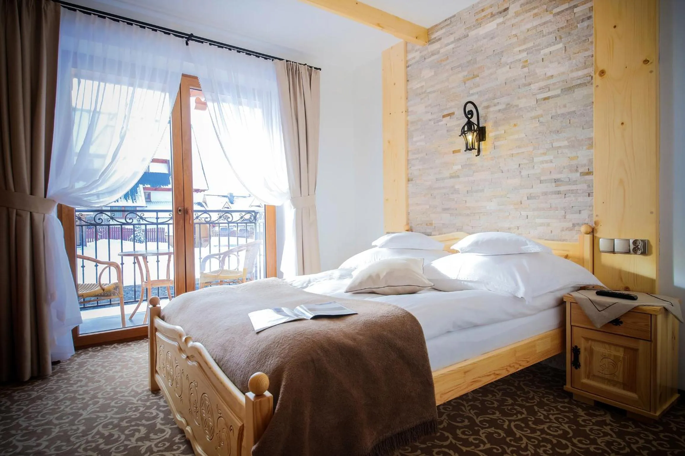 Bed in ECO Willa Grand Karpatia Ski&Wellness