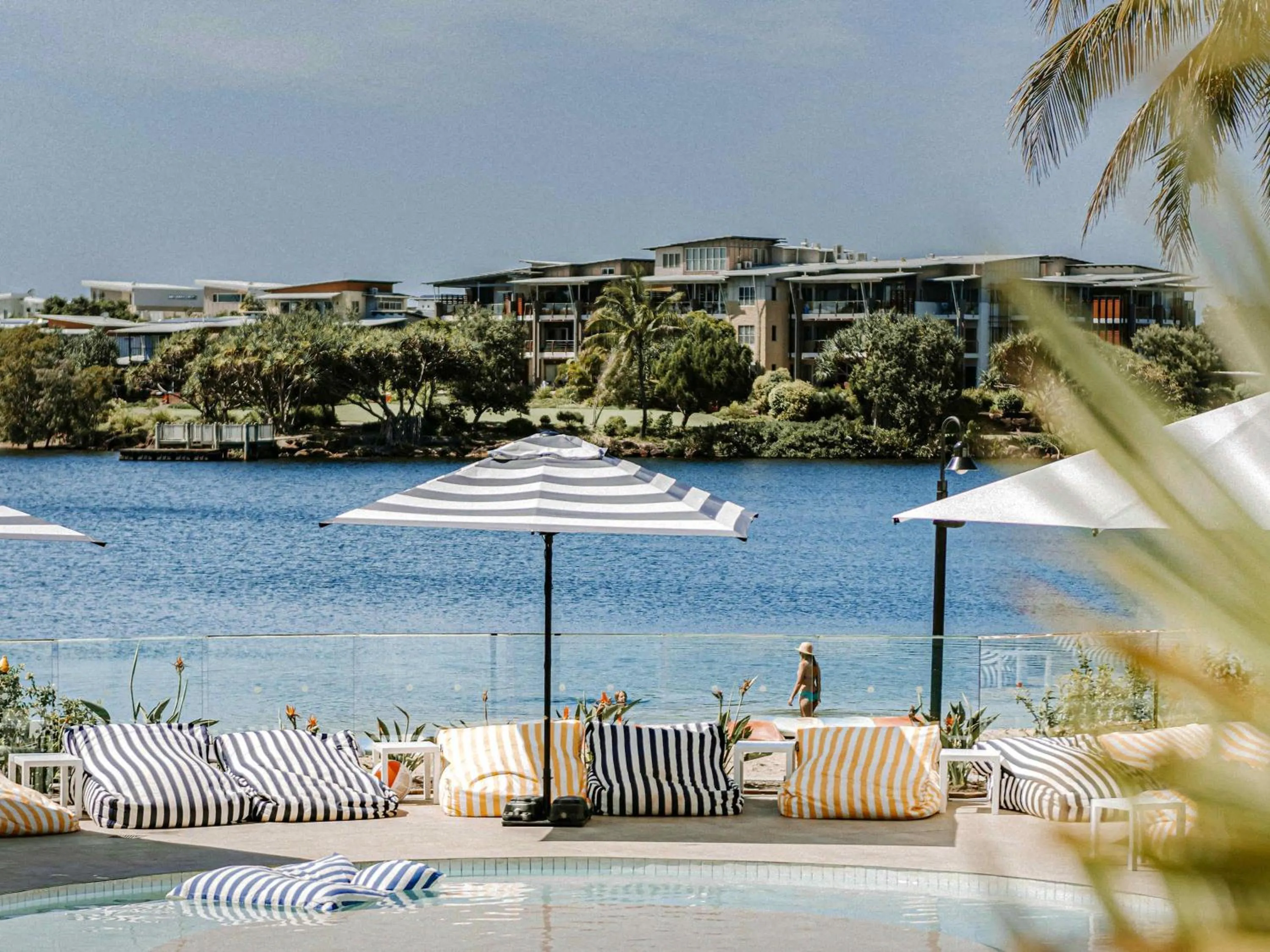 Pool view in Novotel Sunshine Coast Resort