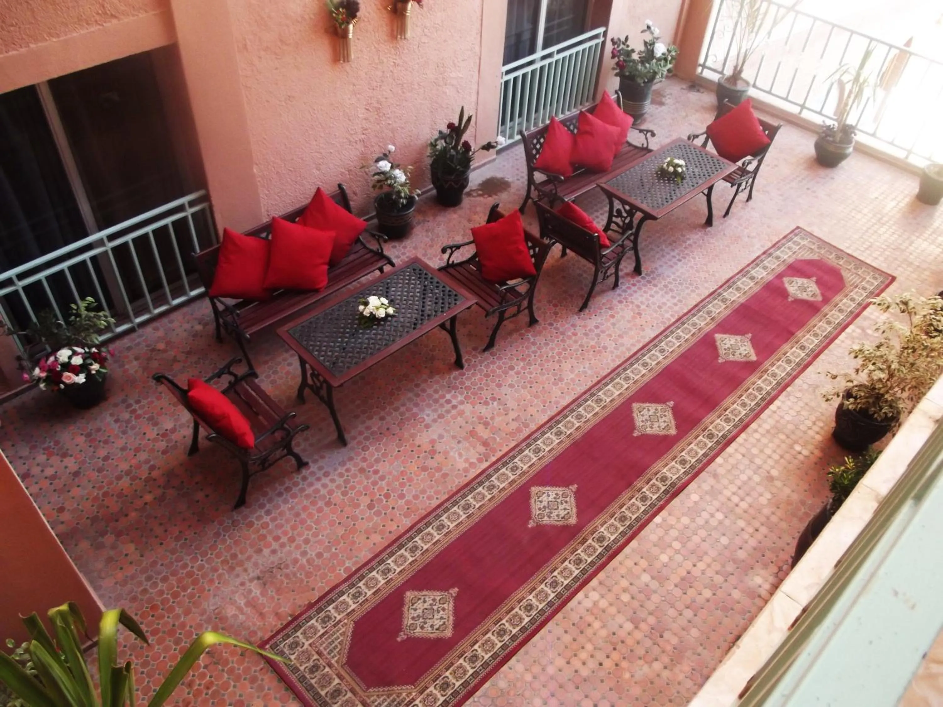 Patio in Hotel Al Kabir