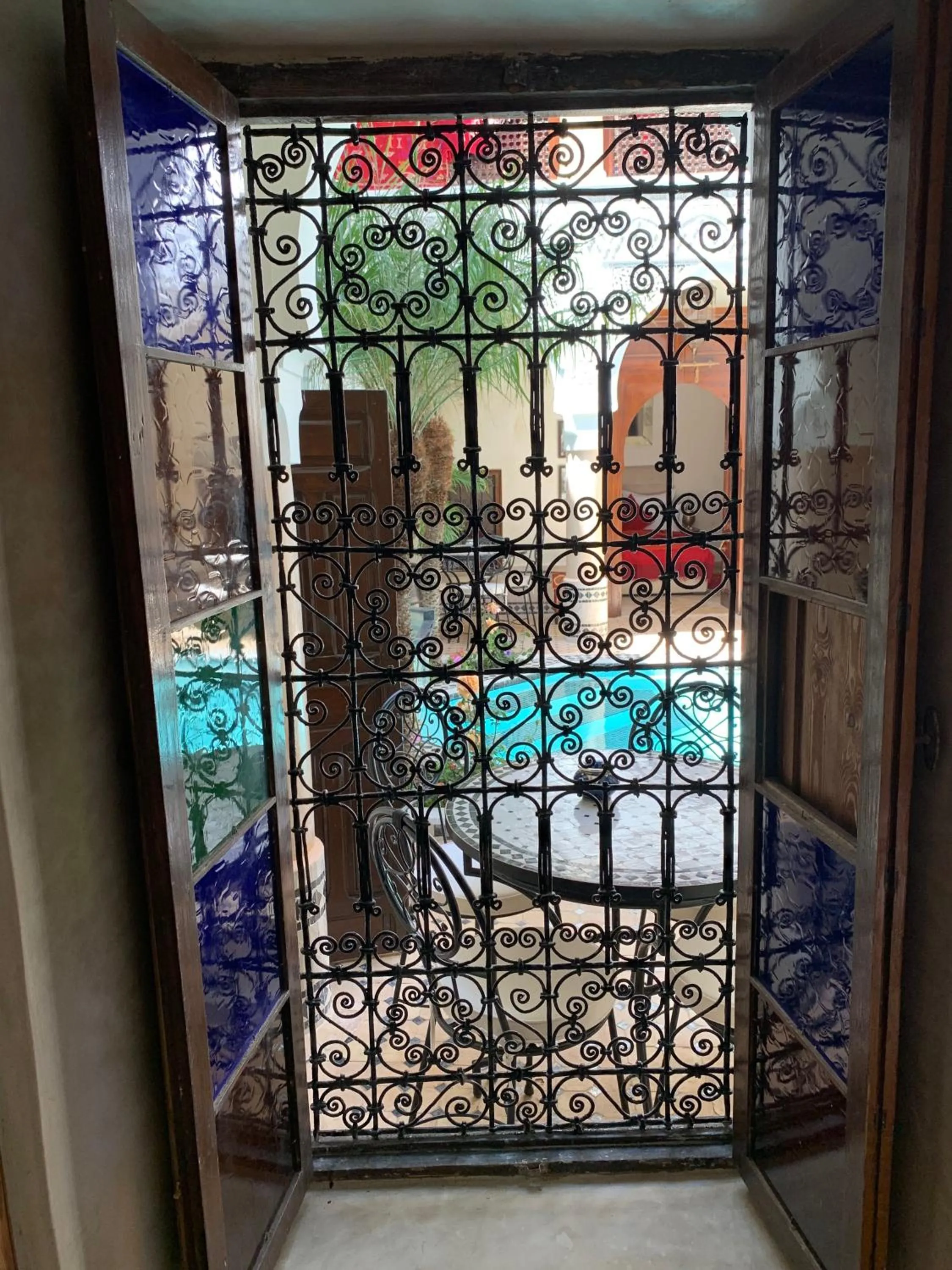 Pool view in Riad Abaka hotel & boutique