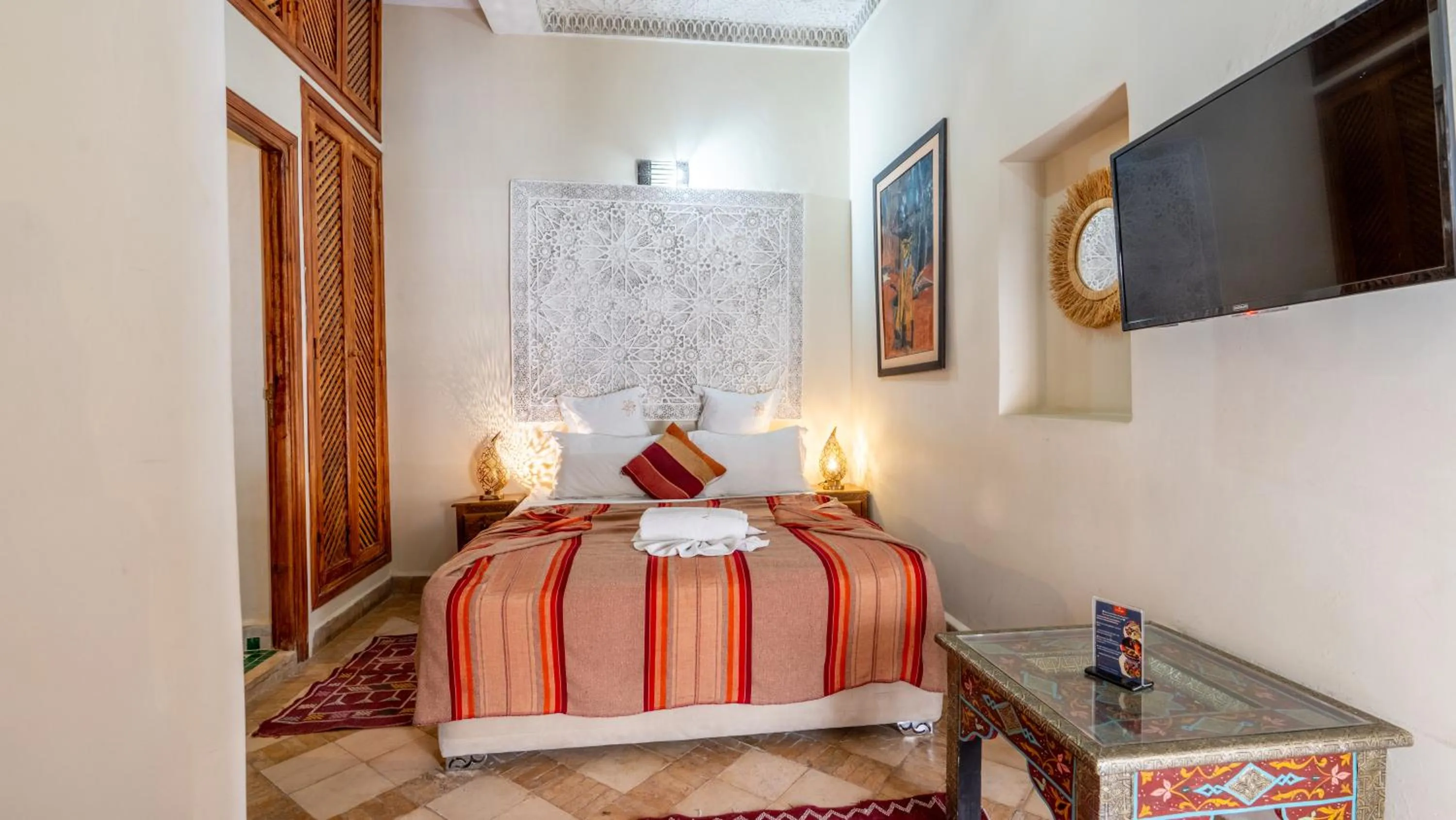 Bed in Riad Abaka hotel & boutique