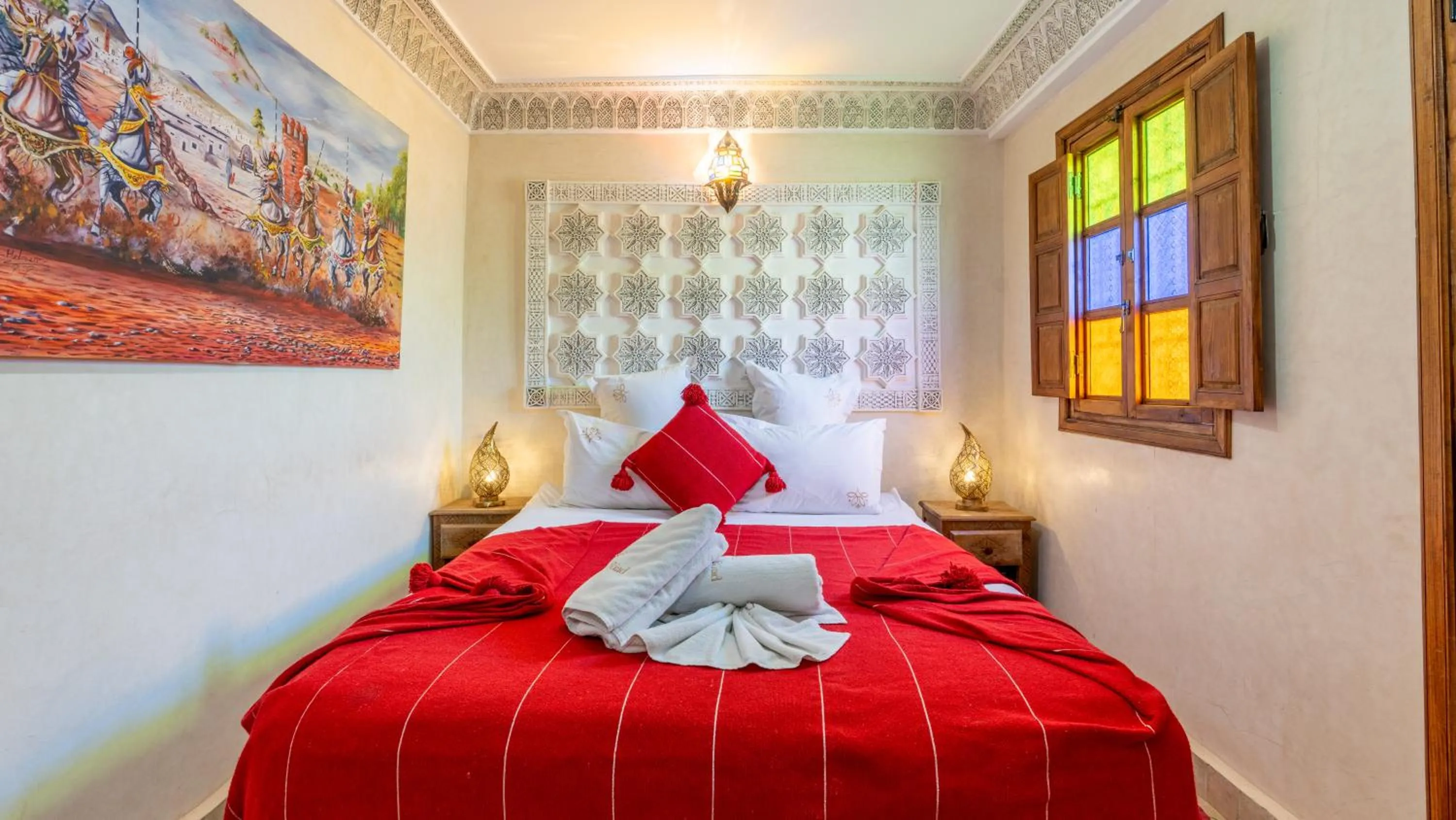 Bed in Riad Abaka hotel & boutique