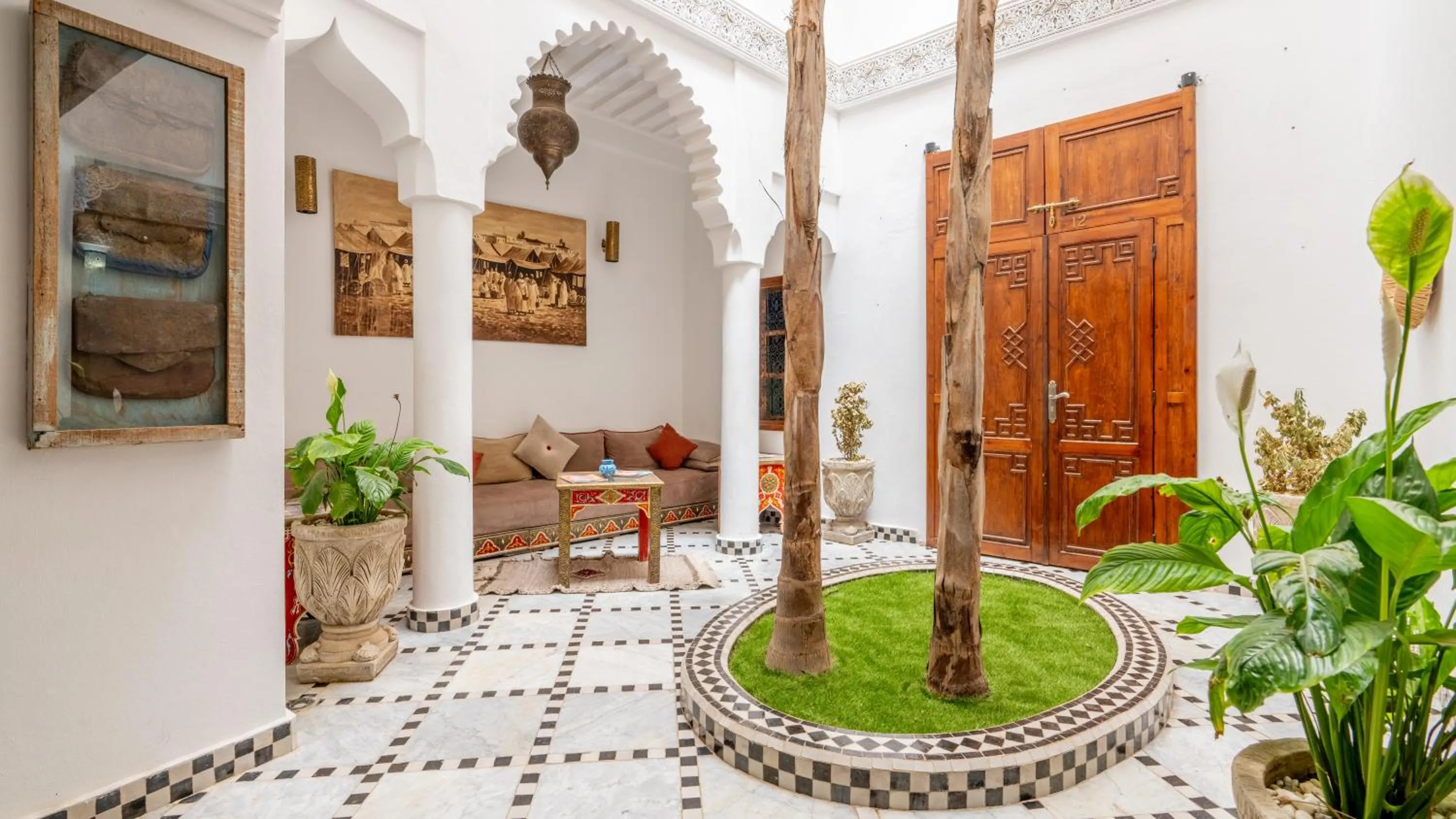 Patio in Riad Abaka hotel & boutique