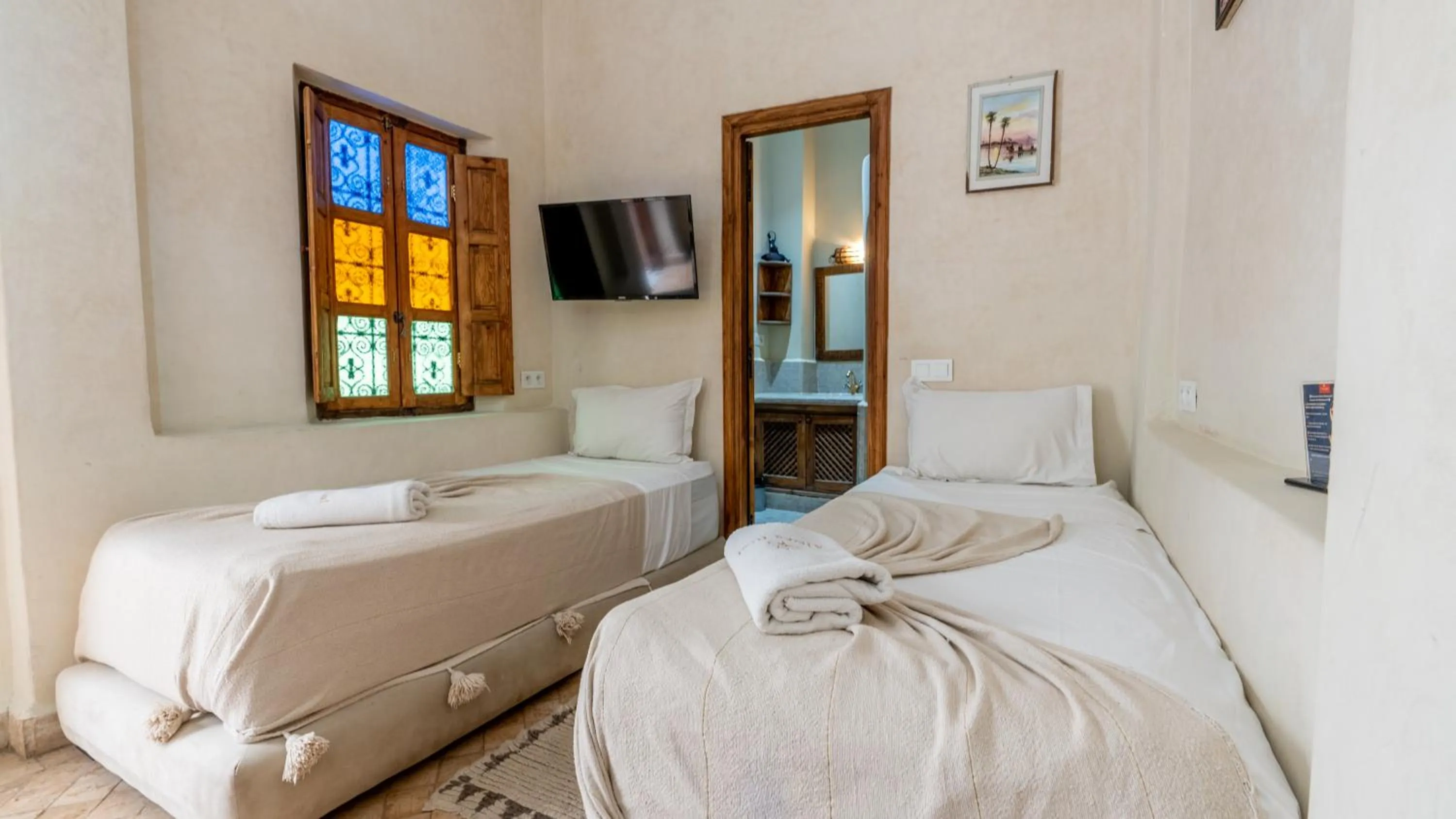Bed in Riad Abaka hotel & boutique