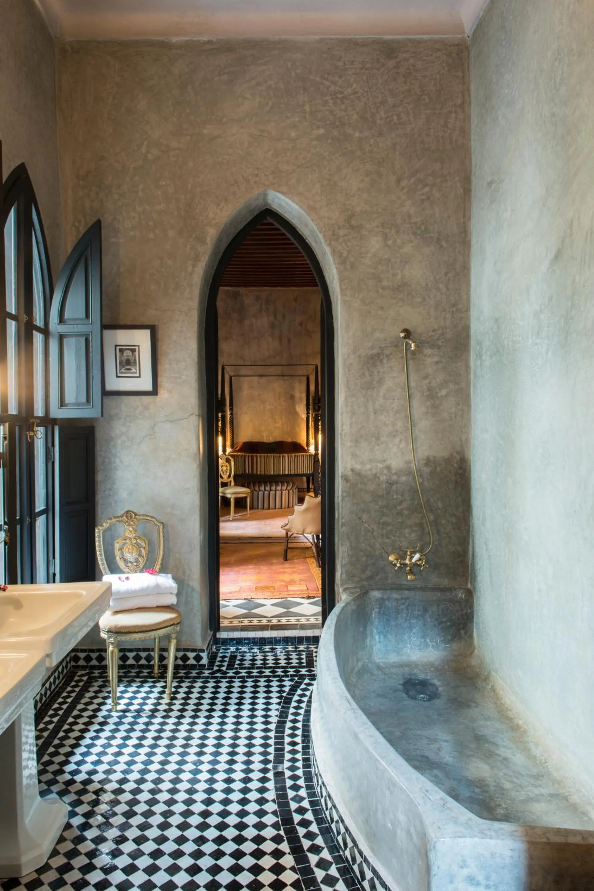 Bathroom, Bed in Dar Darma