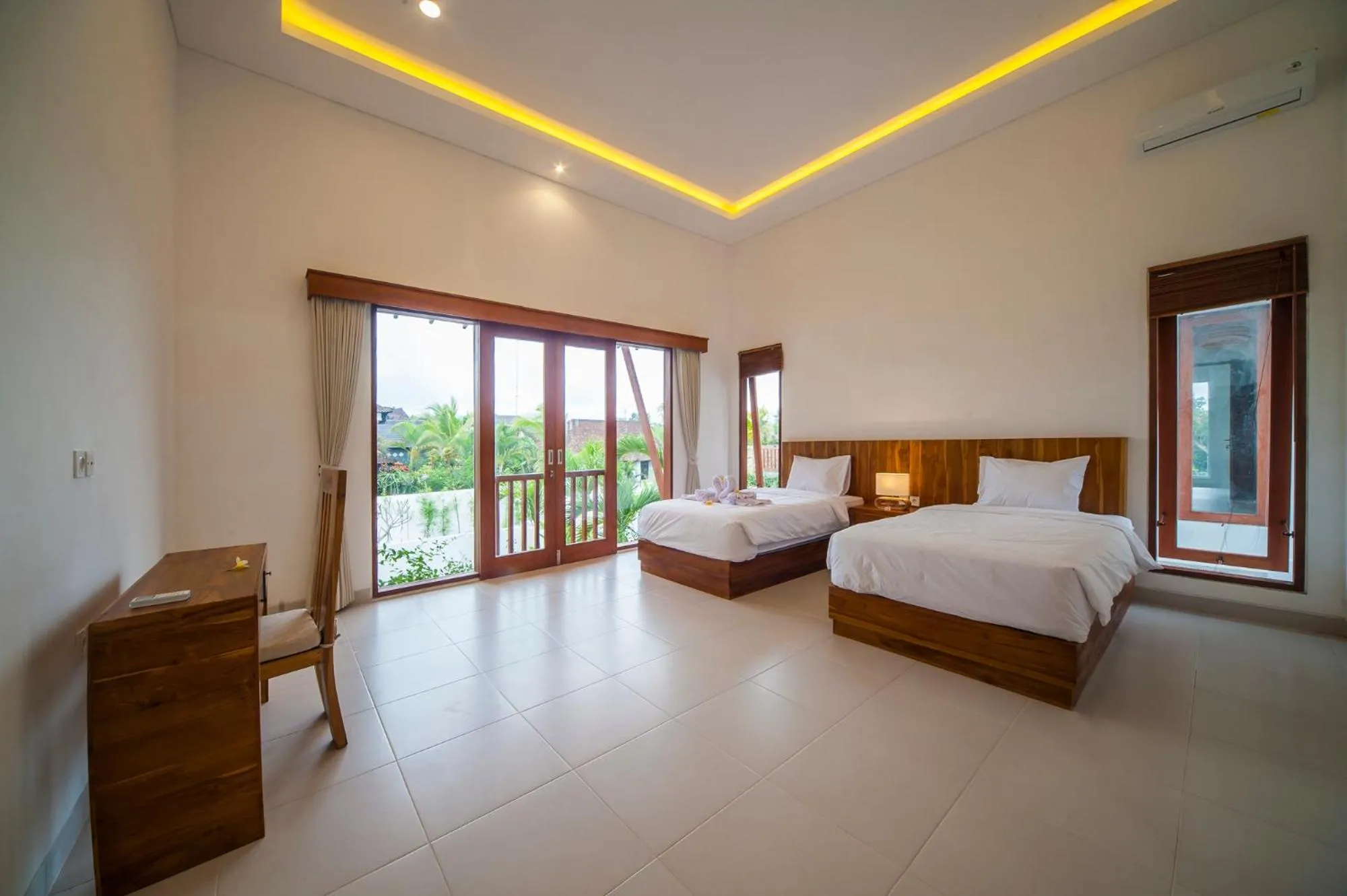 Bedroom, Bed in Villa Ubud Hill