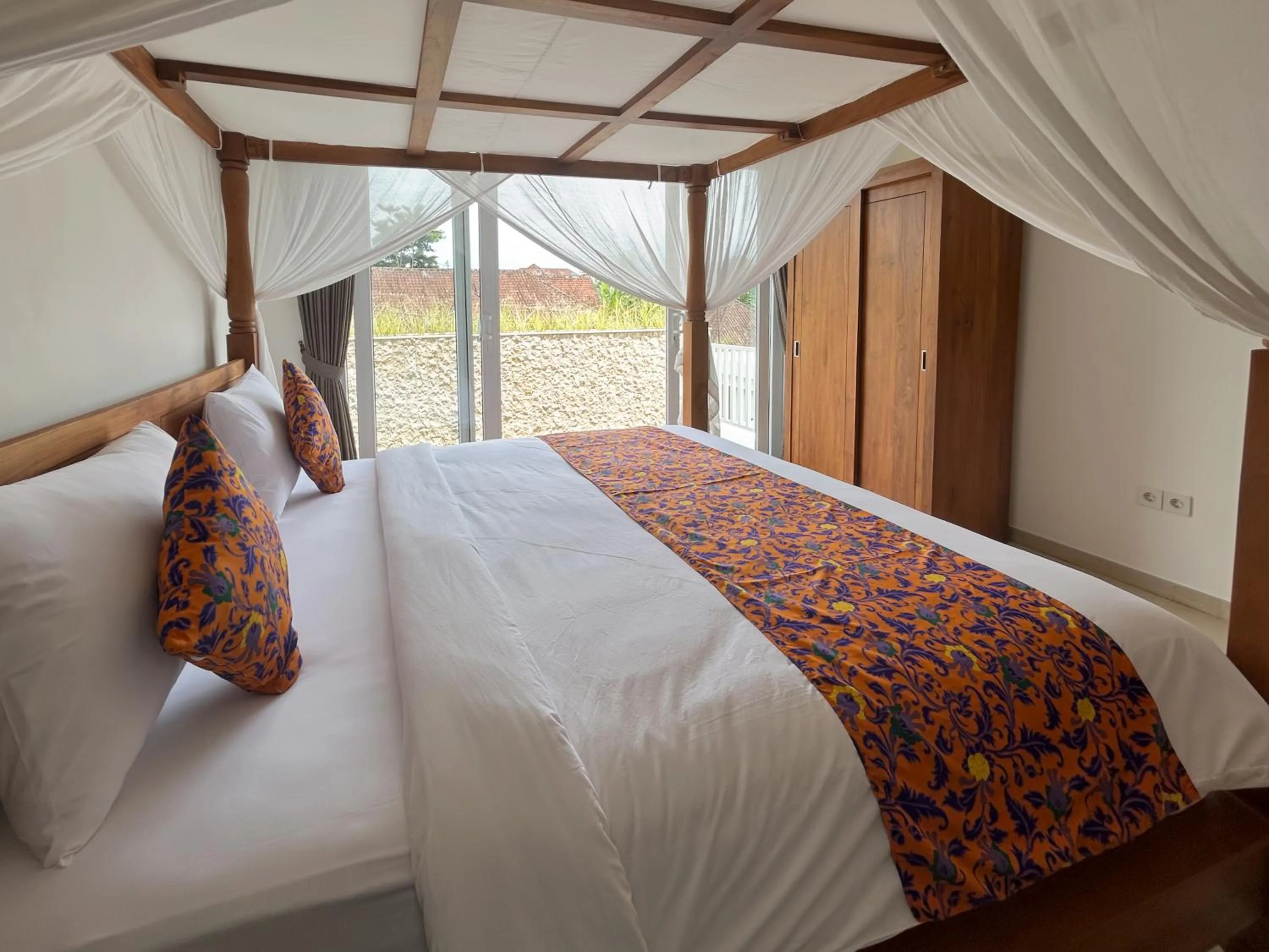 Bed in Villa Ubud Hill