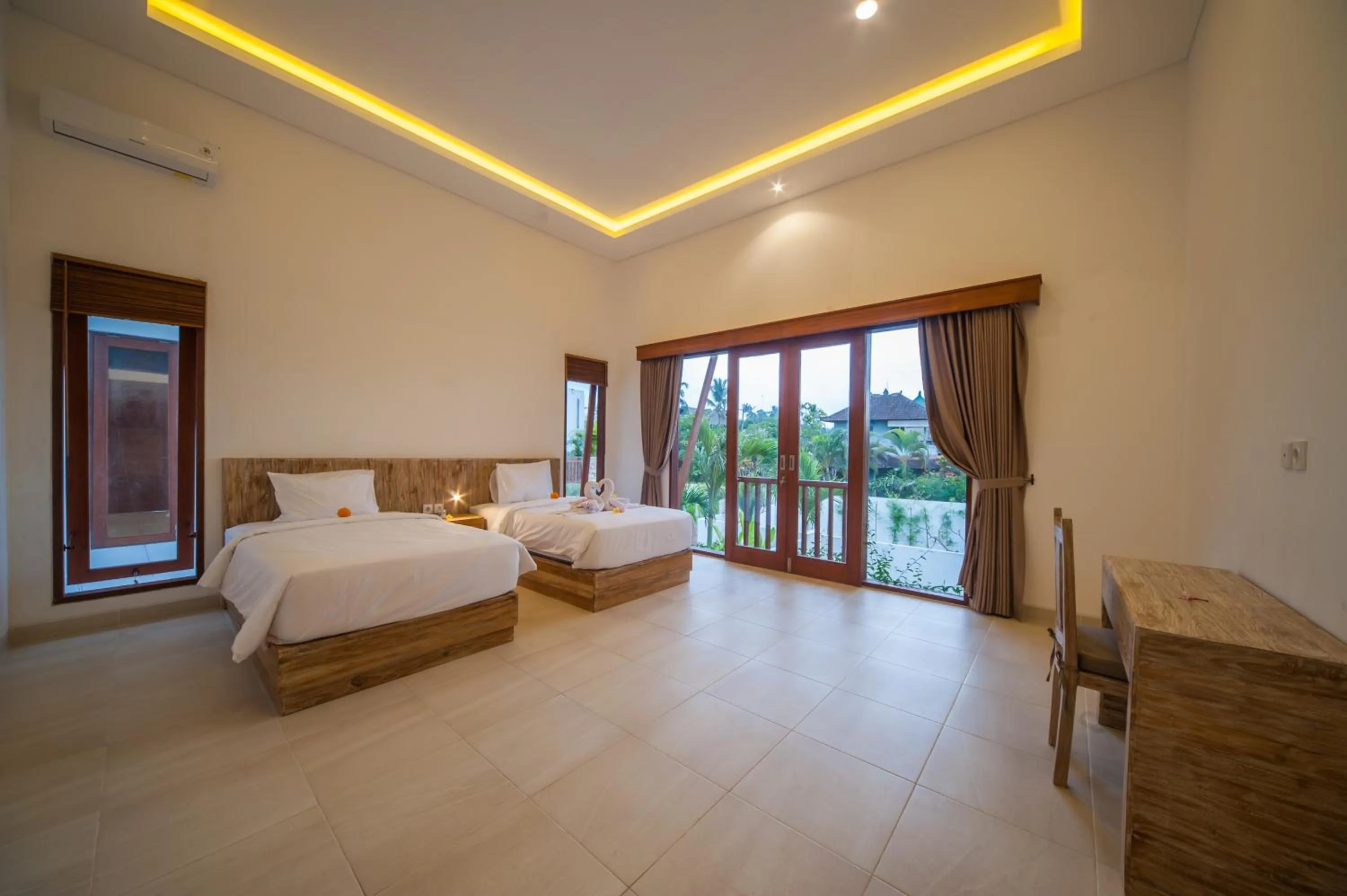 Bed in Villa Ubud Hill