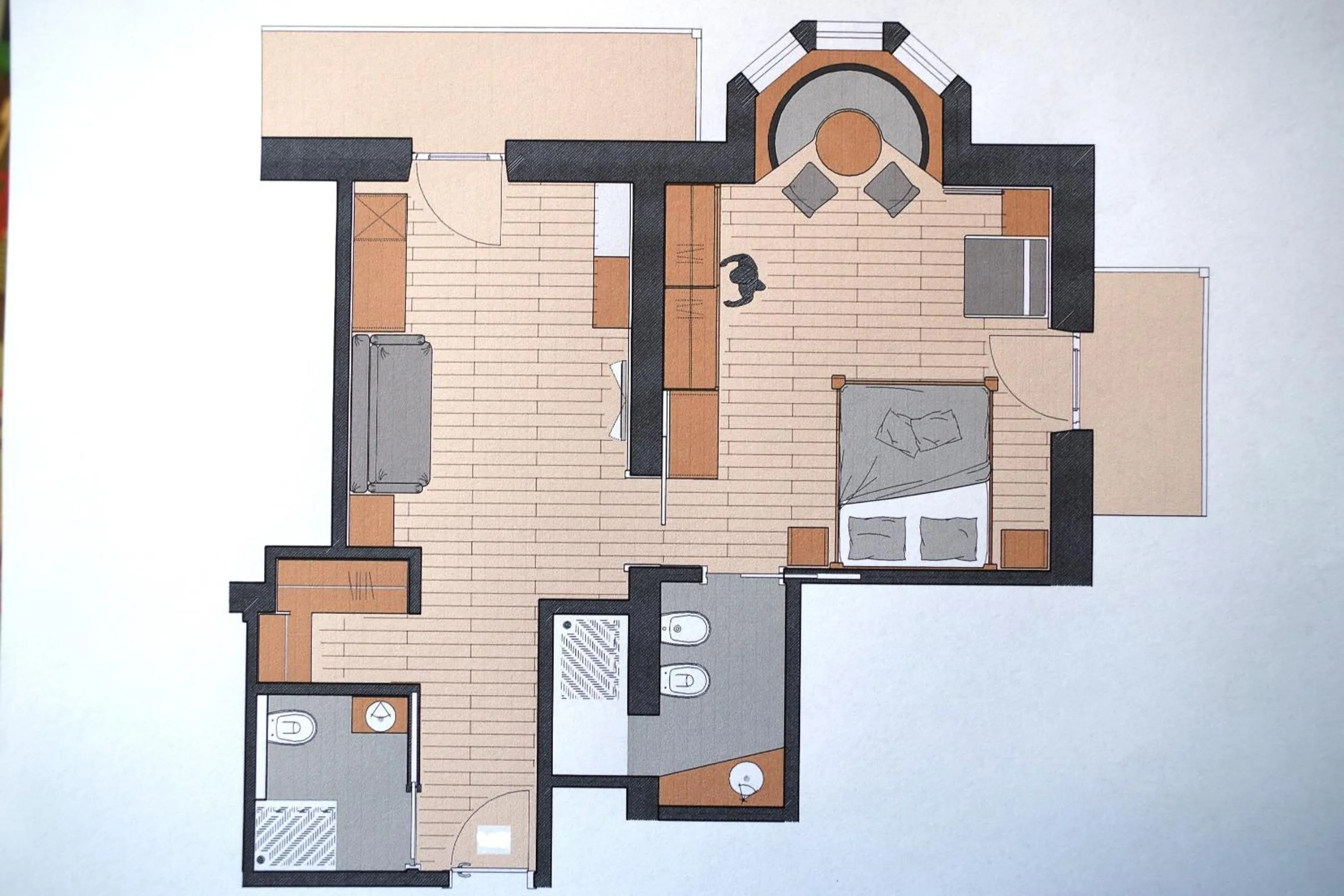 Bedroom in La Torretta