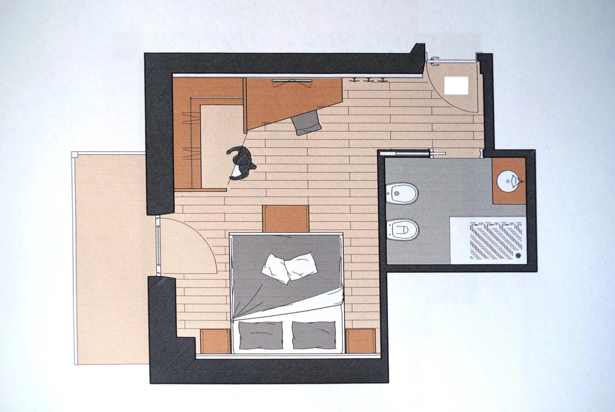 Bedroom in La Torretta