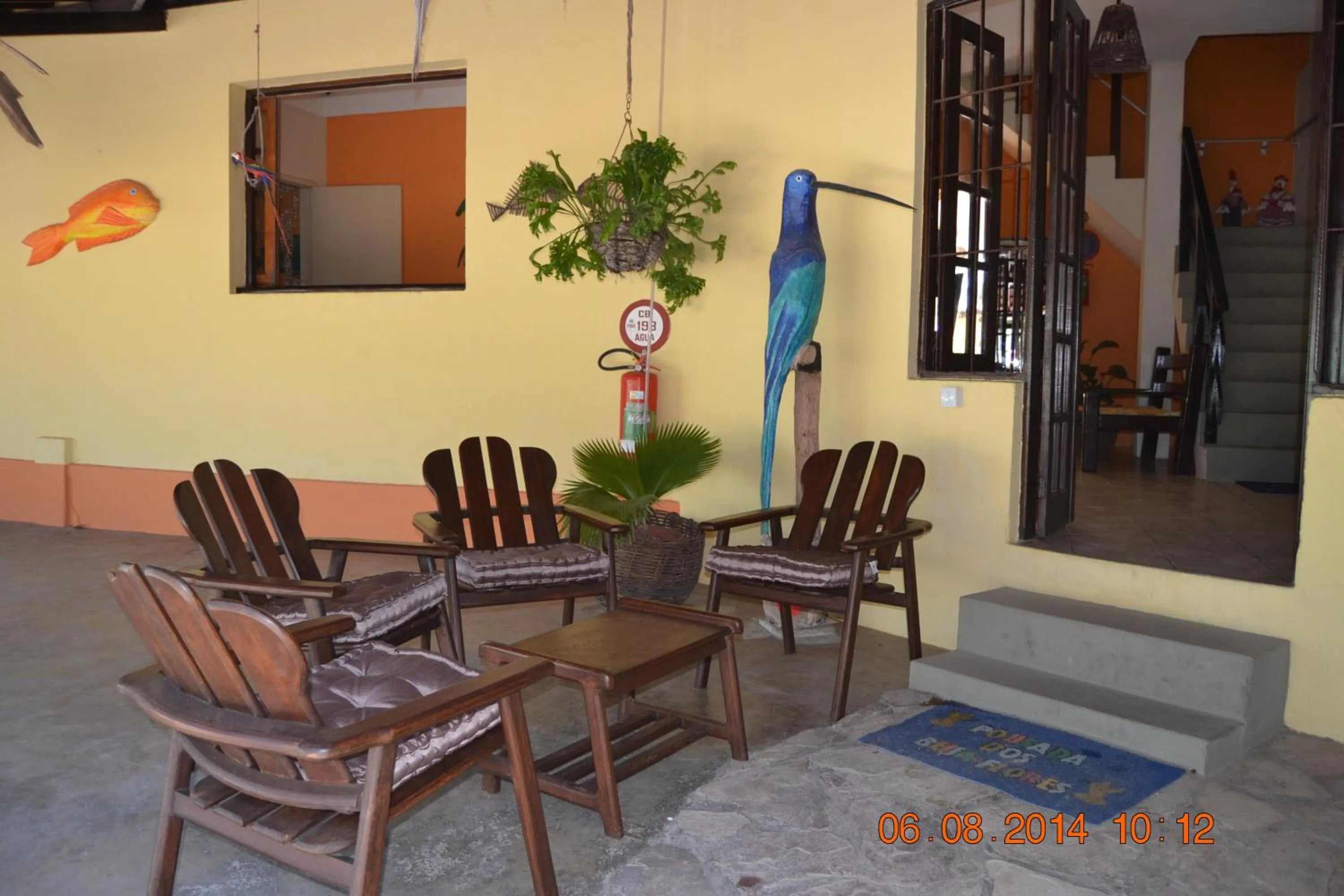 Patio in Pousada Beija Flores