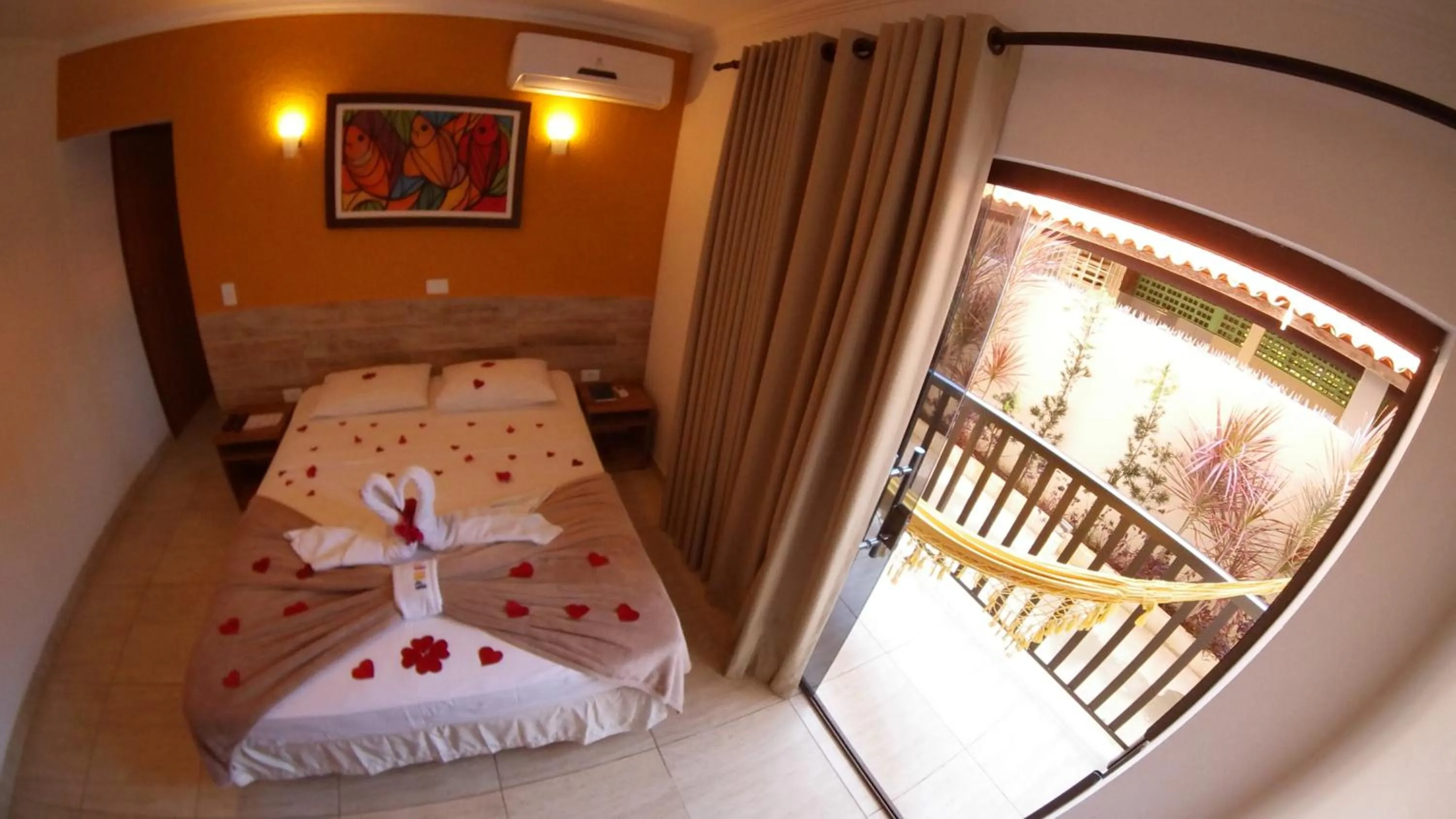 Photo of the whole room, Bed in Pousada Beija Flores