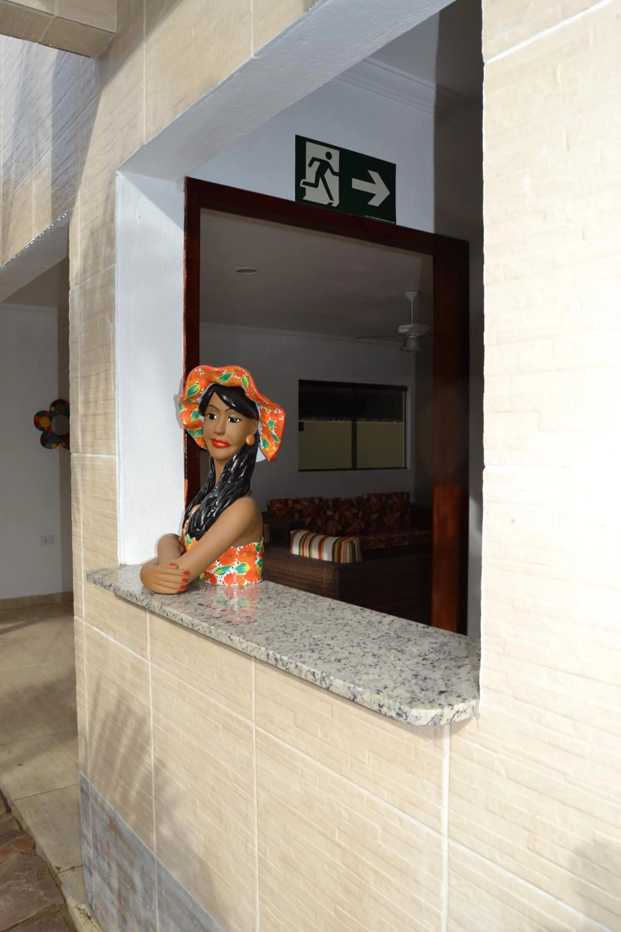 Decorative detail in Pousada Beija Flores