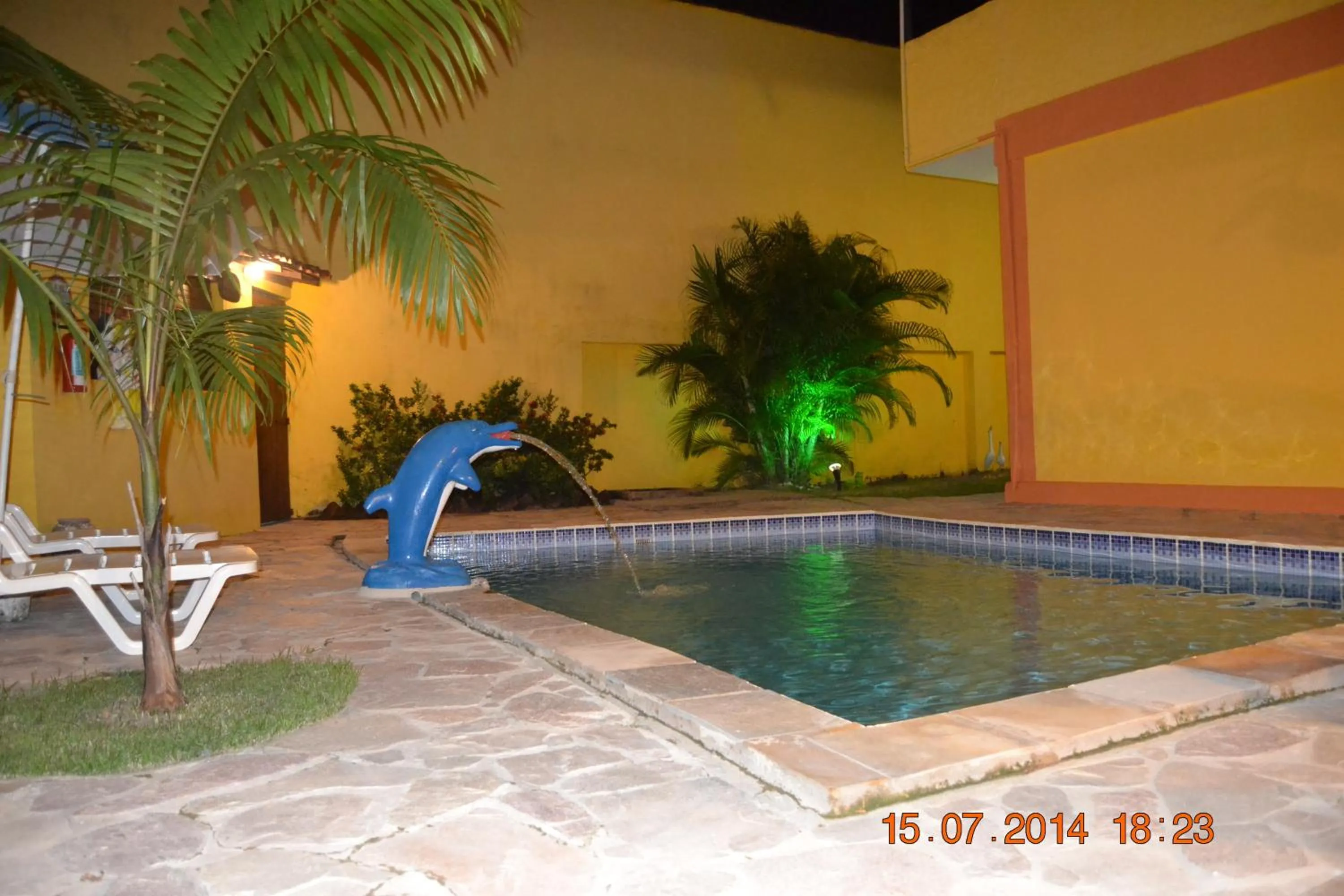 Swimming pool in Pousada Beija Flores