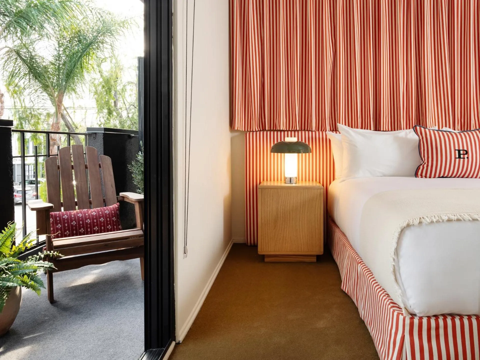 Balcony/Terrace, Bed in Palihotel Melrose