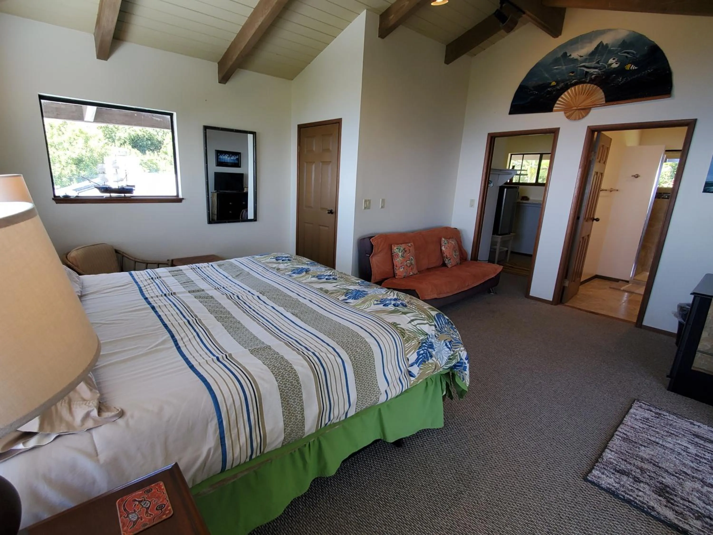 Bed in A Beautiful Edge of the World Bed & Breakfast