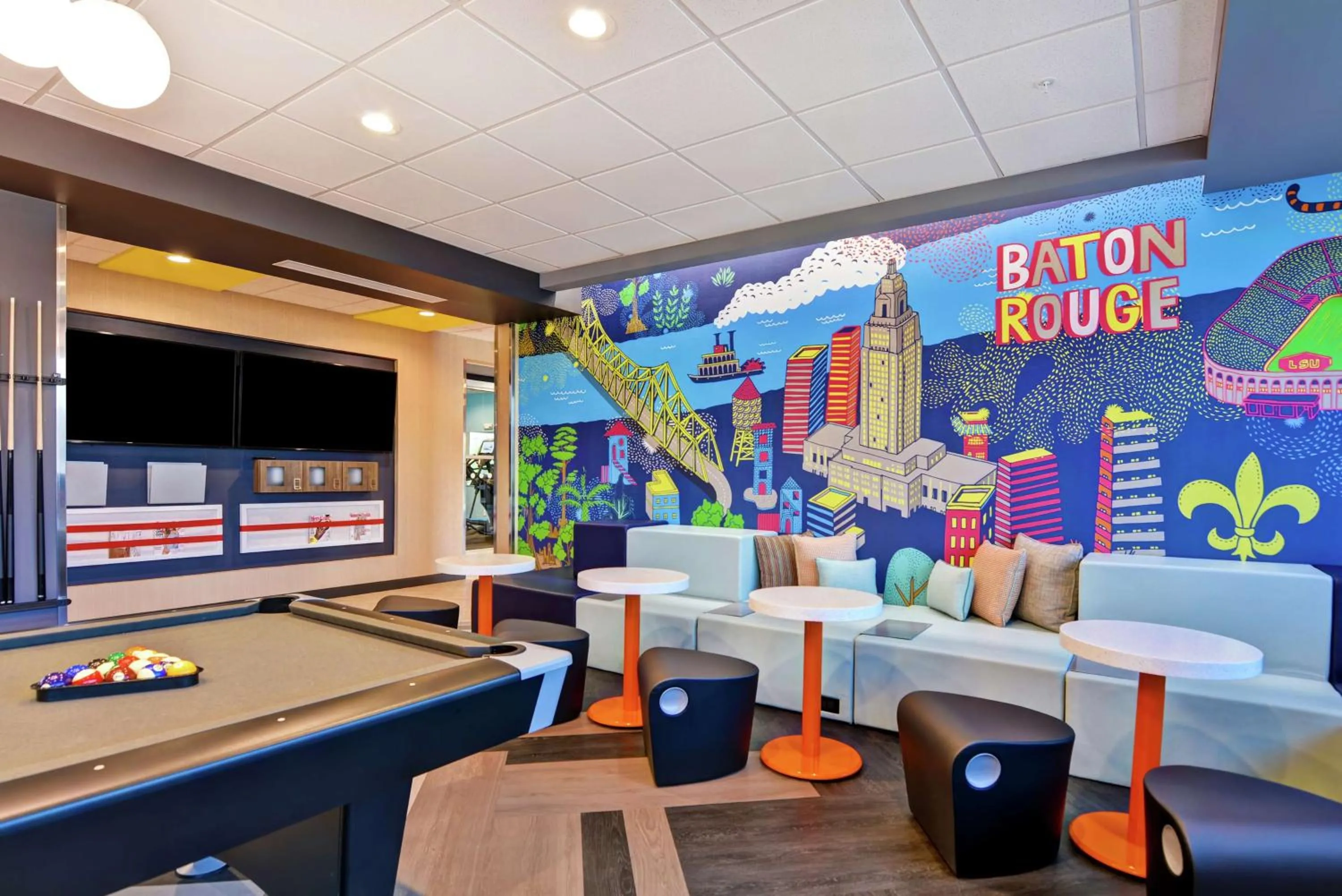 Lobby or reception in Tru By Hilton Baton Rouge Citiplace