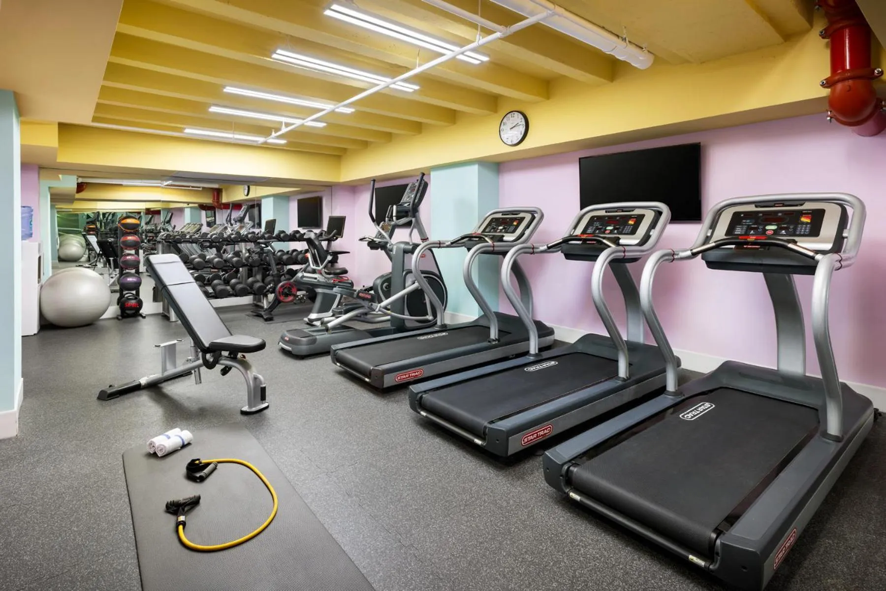 Fitness centre/facilities in Hotel Continental Miami Beach, Tapestry Collection by Hilton