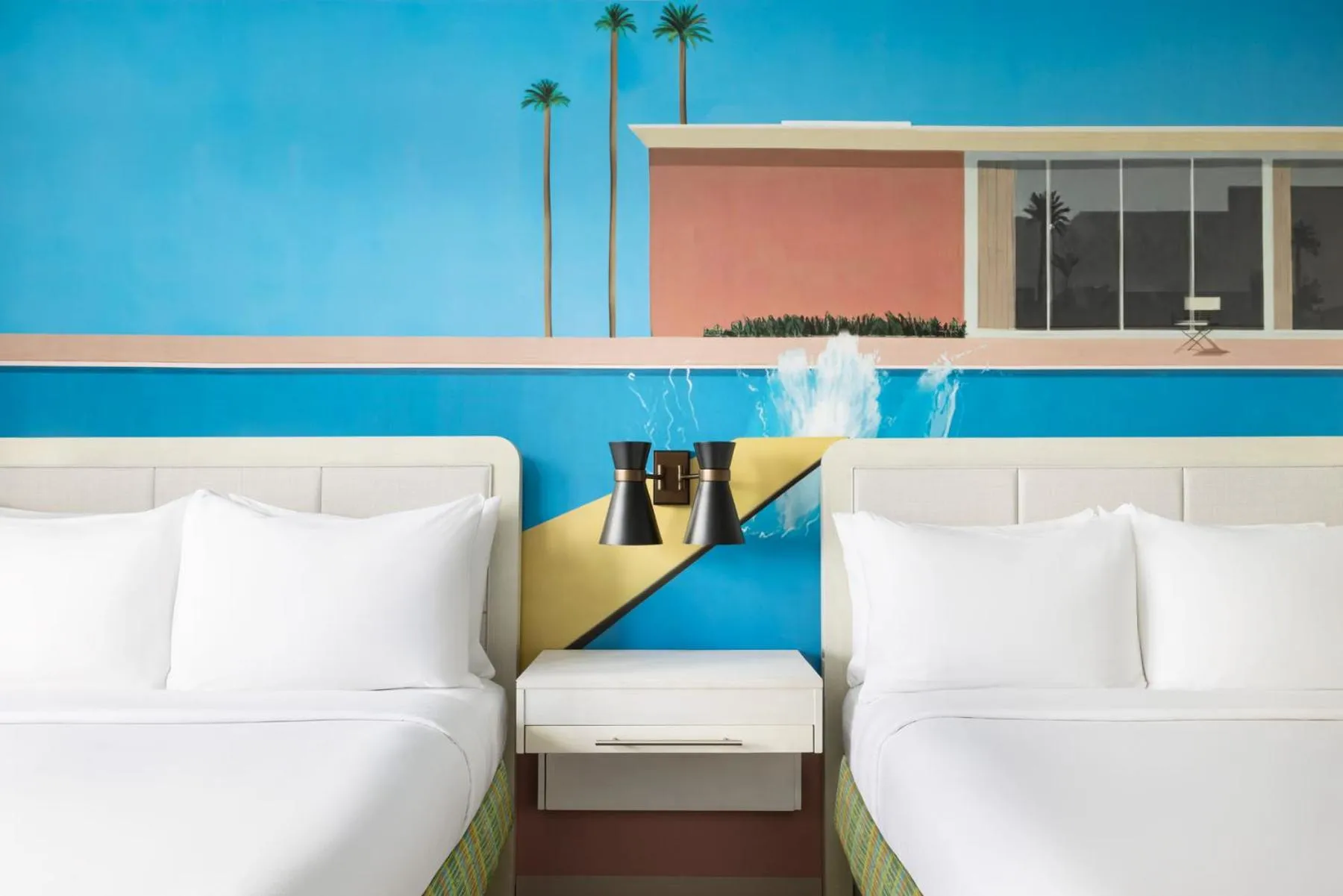 Bed in Hotel Continental Miami Beach, Tapestry Collection by Hilton