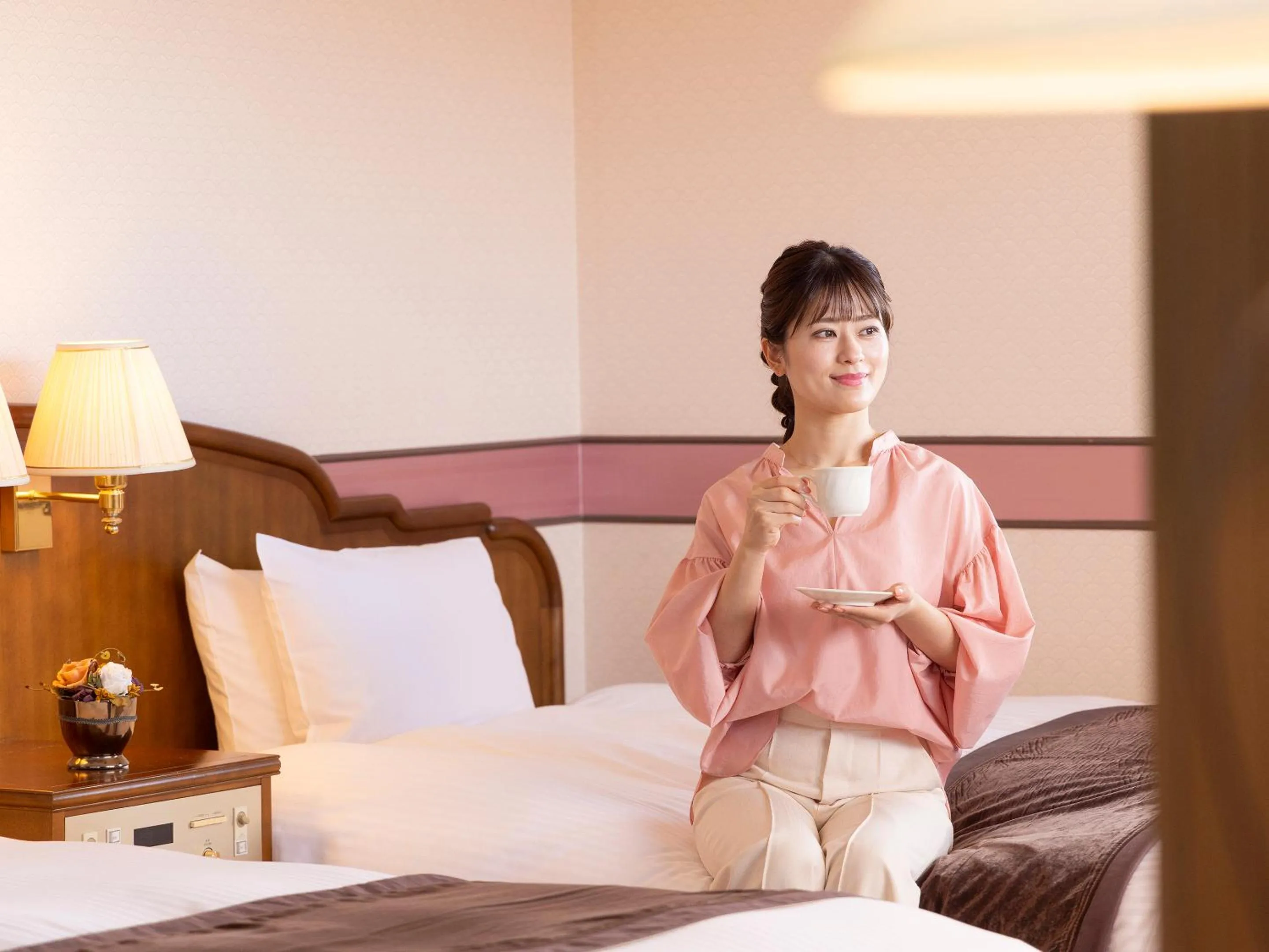 People, Bed in Nagasaki International Hotel