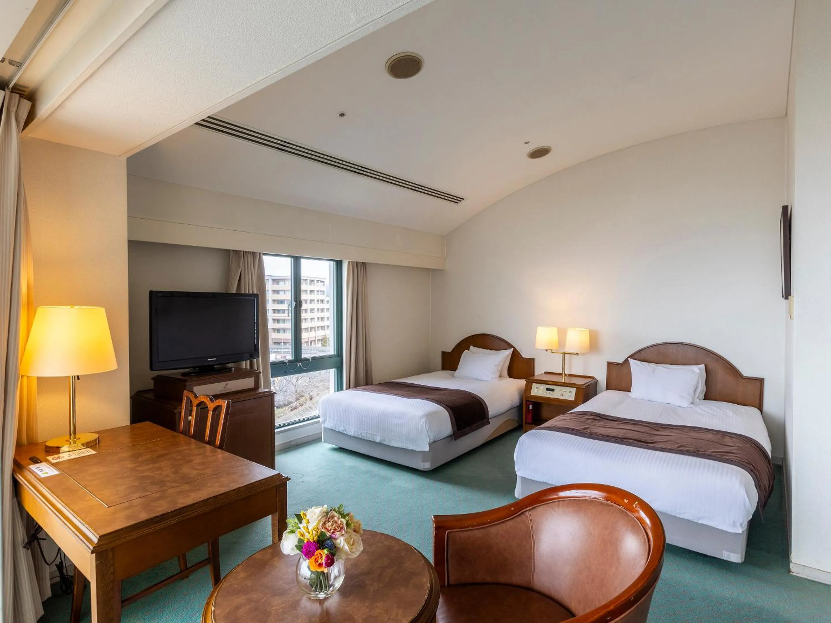 Photo of the whole room, Bed in Nagasaki International Hotel