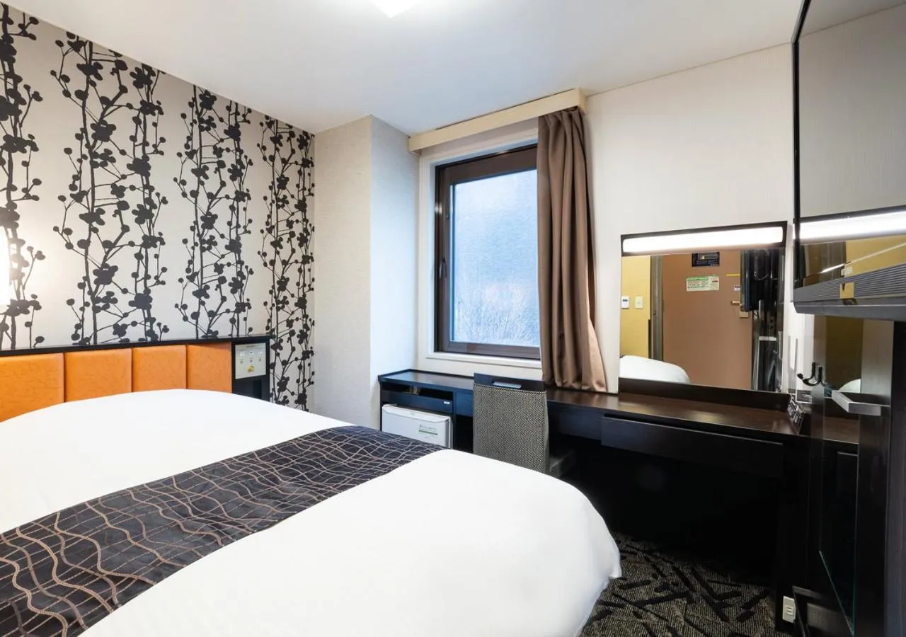Bed in Apa Hotel Sapporo-Odorikoen