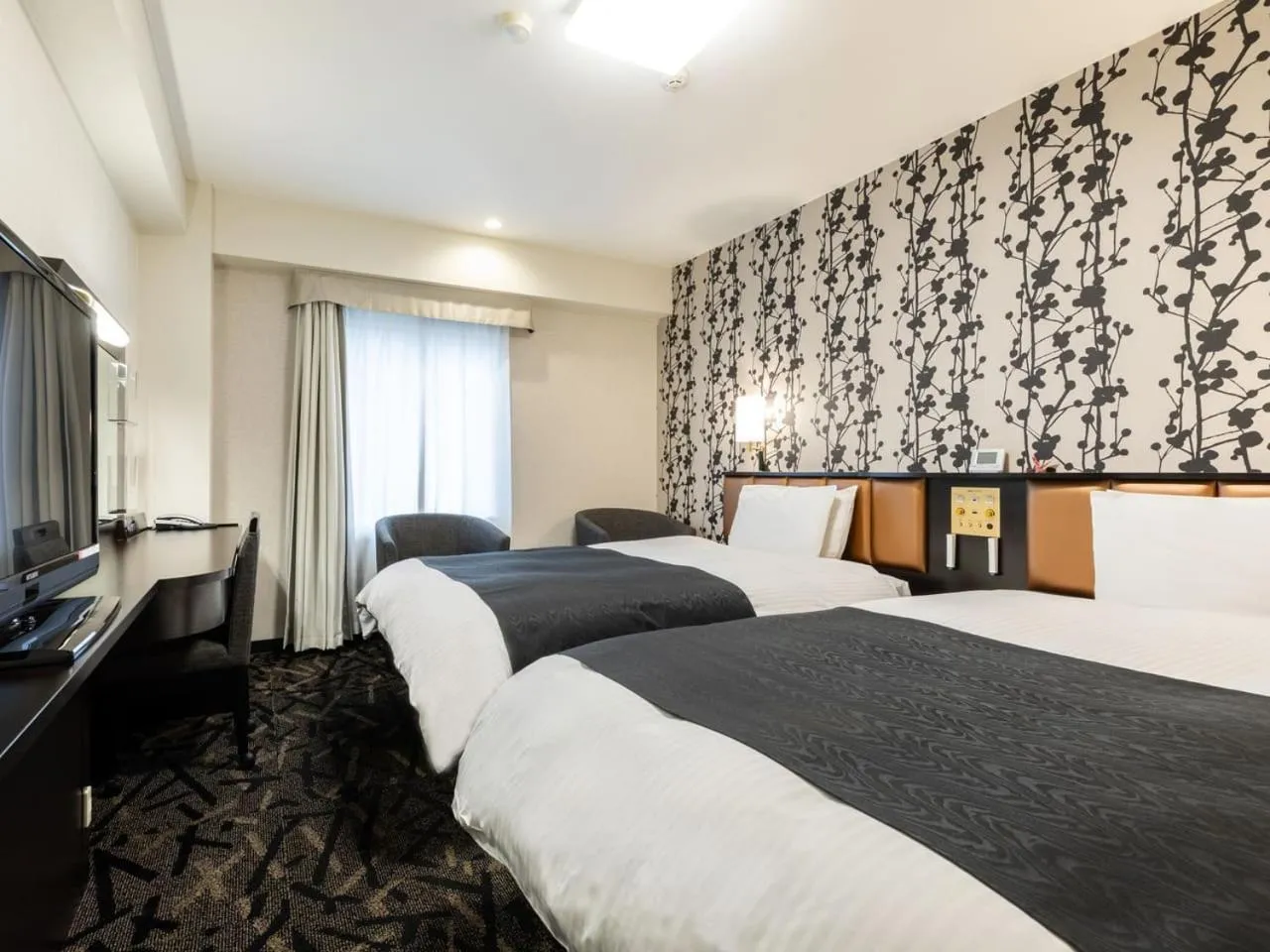 Bed in APA Hotel Sapporo Odori Ekimae Minami