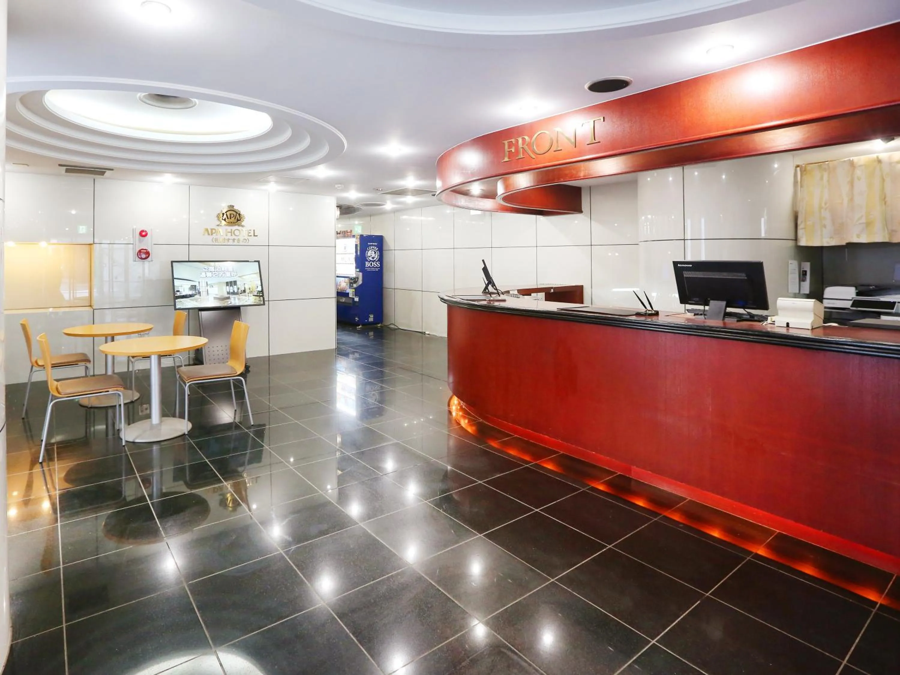 Lobby or reception in APA Hotel Sapporo Hosui Susukino Ekimae