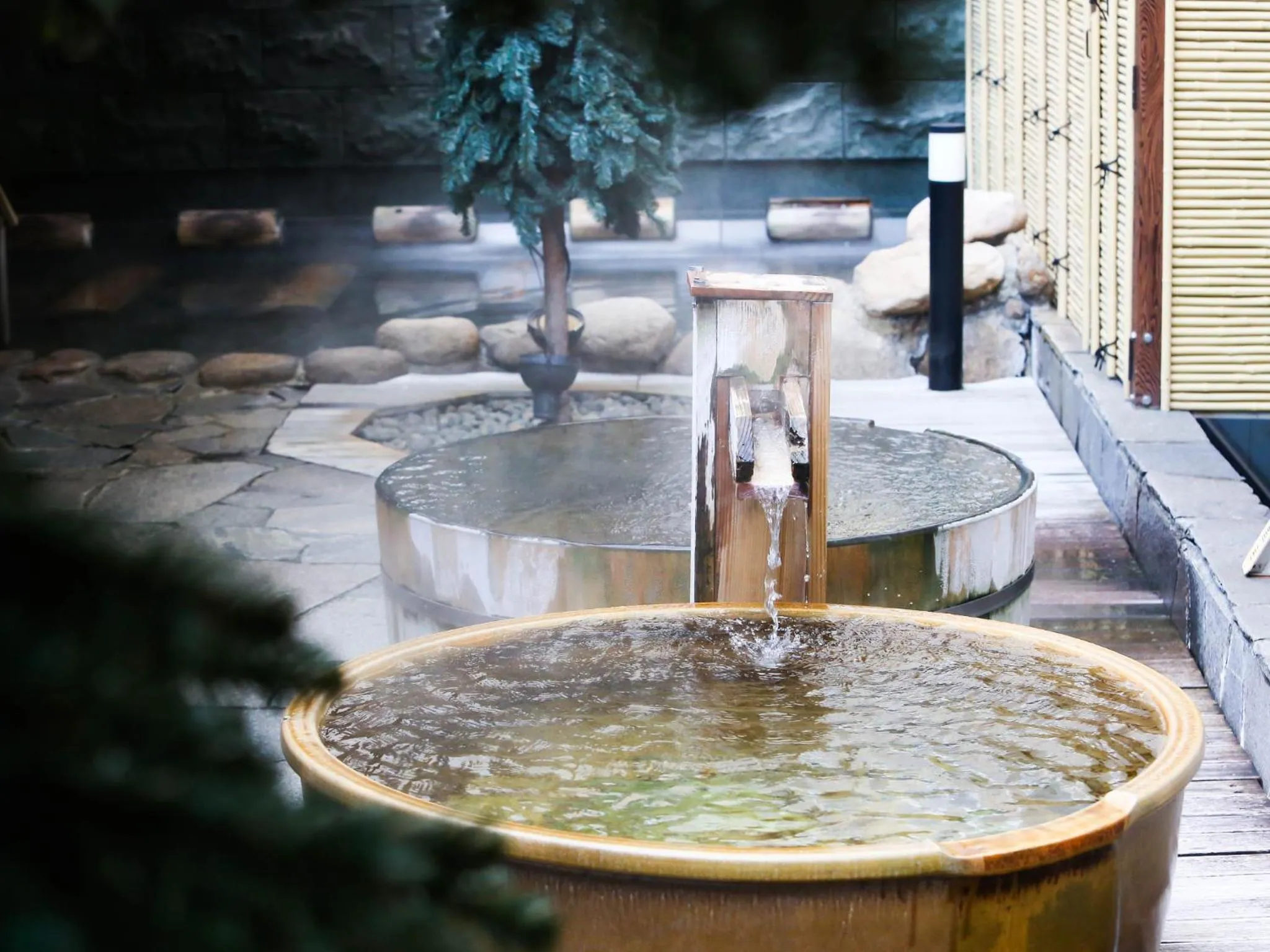 Open Air Bath in APA Hotel & Resort Sapporo