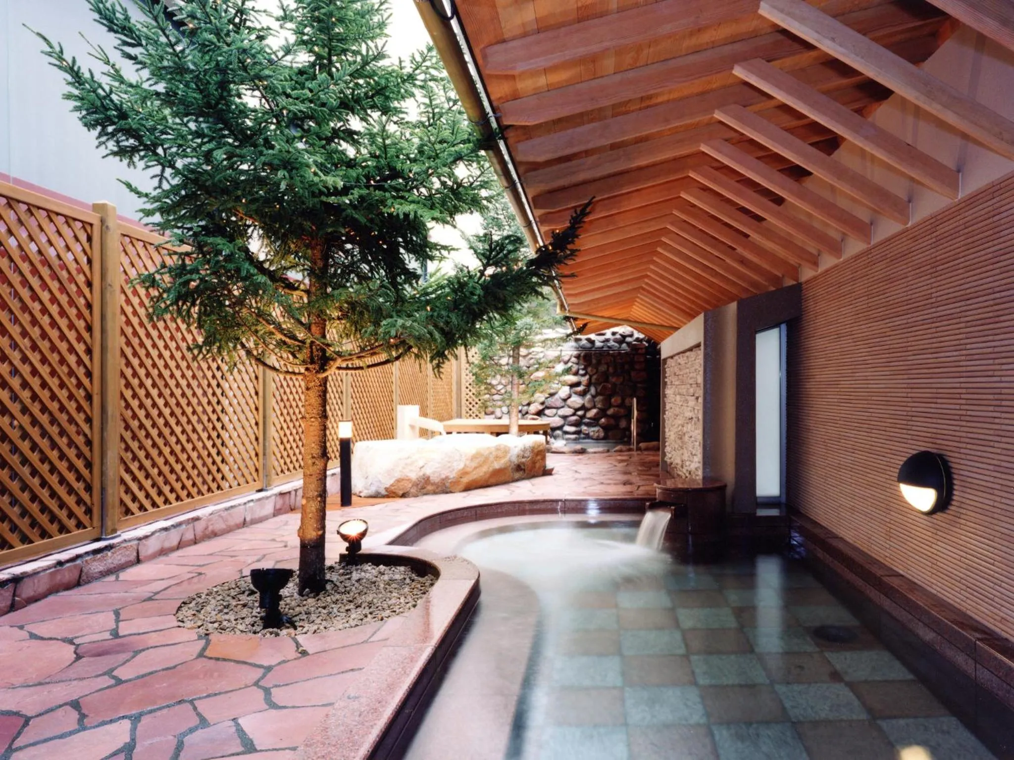 Open Air Bath in APA Hotel & Resort Sapporo