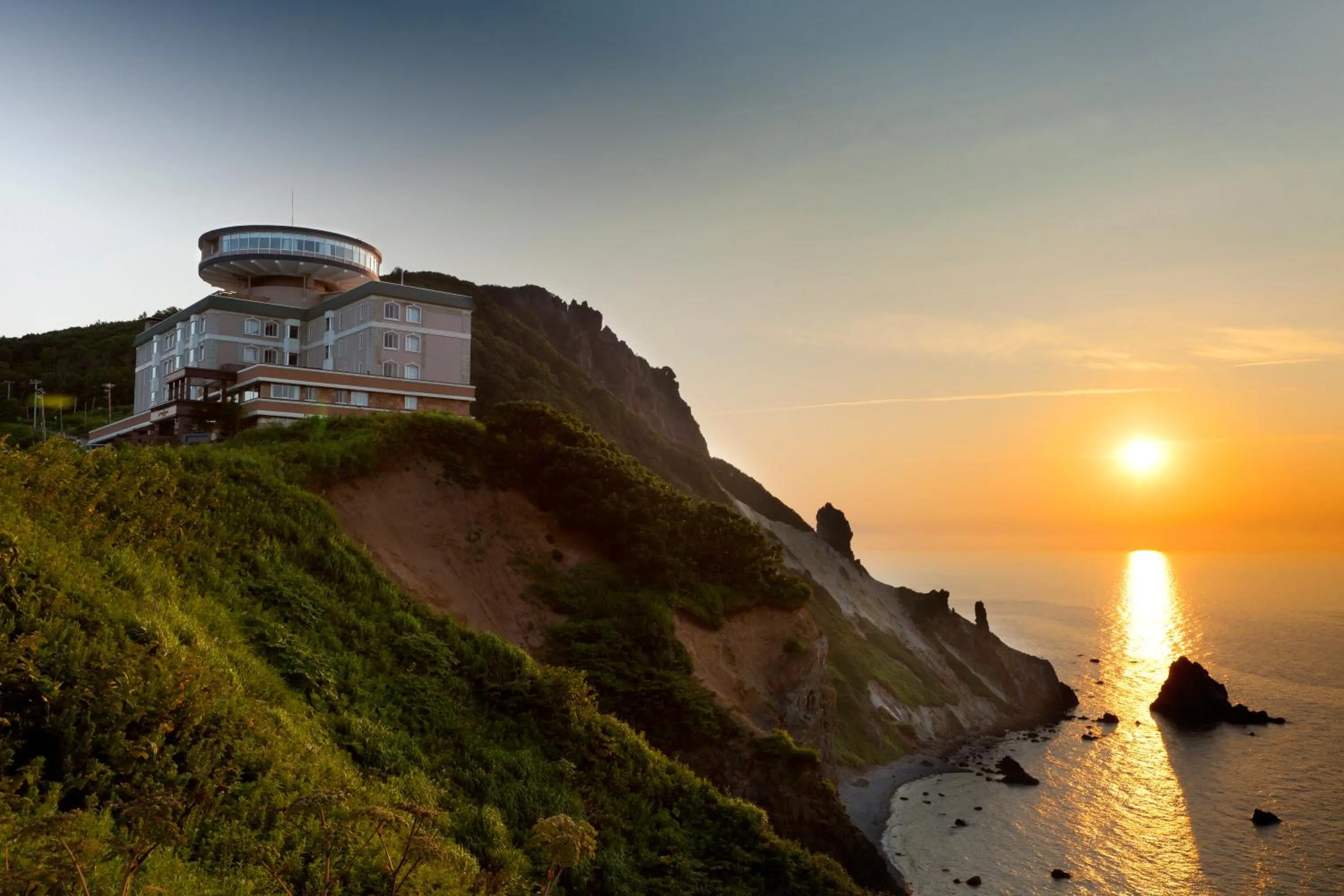 Sunset in Hotel Neu Schloss Otaru