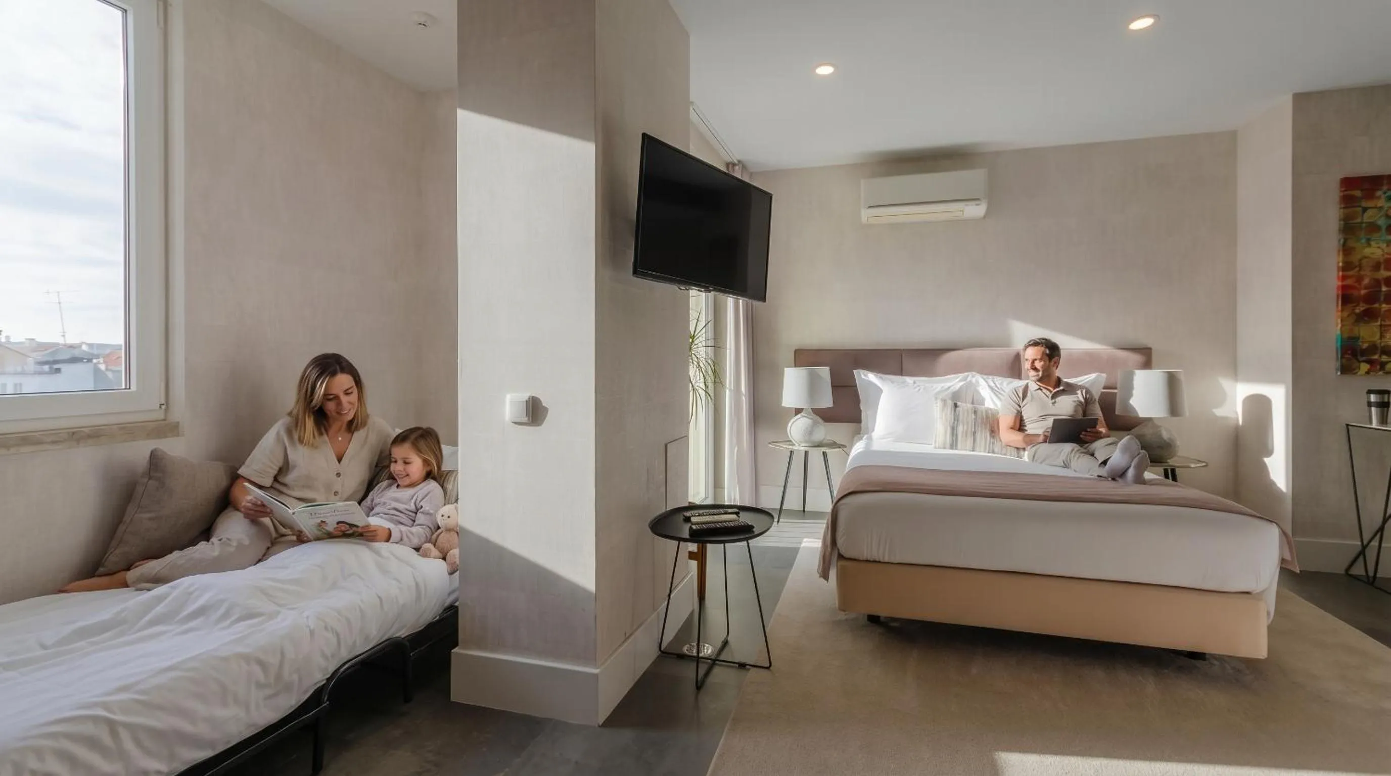 Bed in LX51 Studios & Suites by APT IIN - Lisbon Center