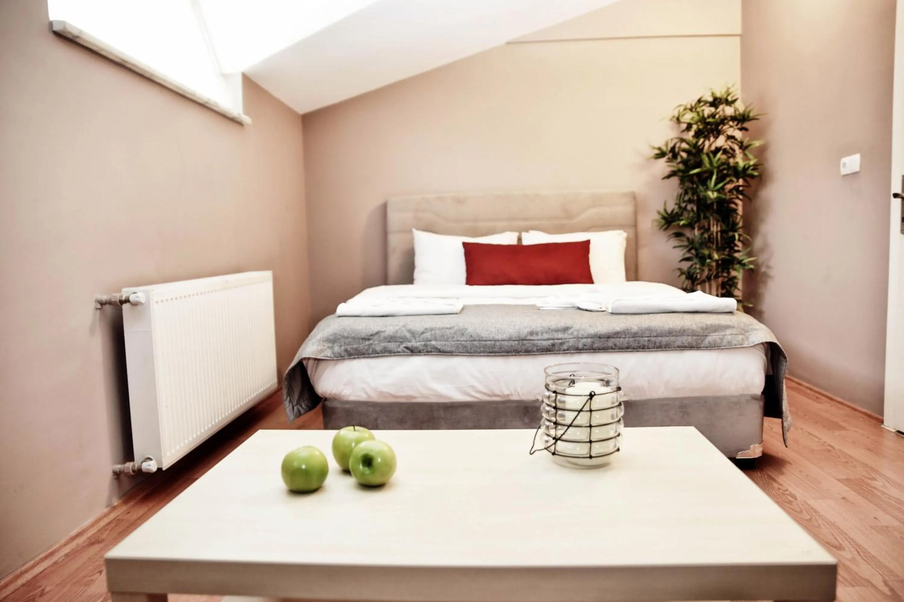 Seating area in Akin Suites