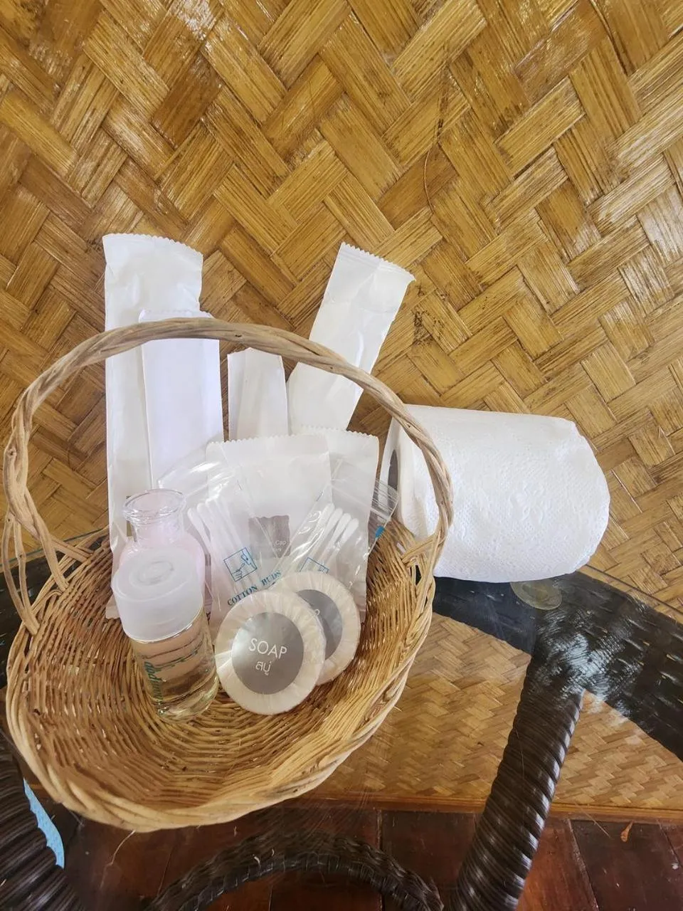 towels in Khao Sok Las Orquideas Resort