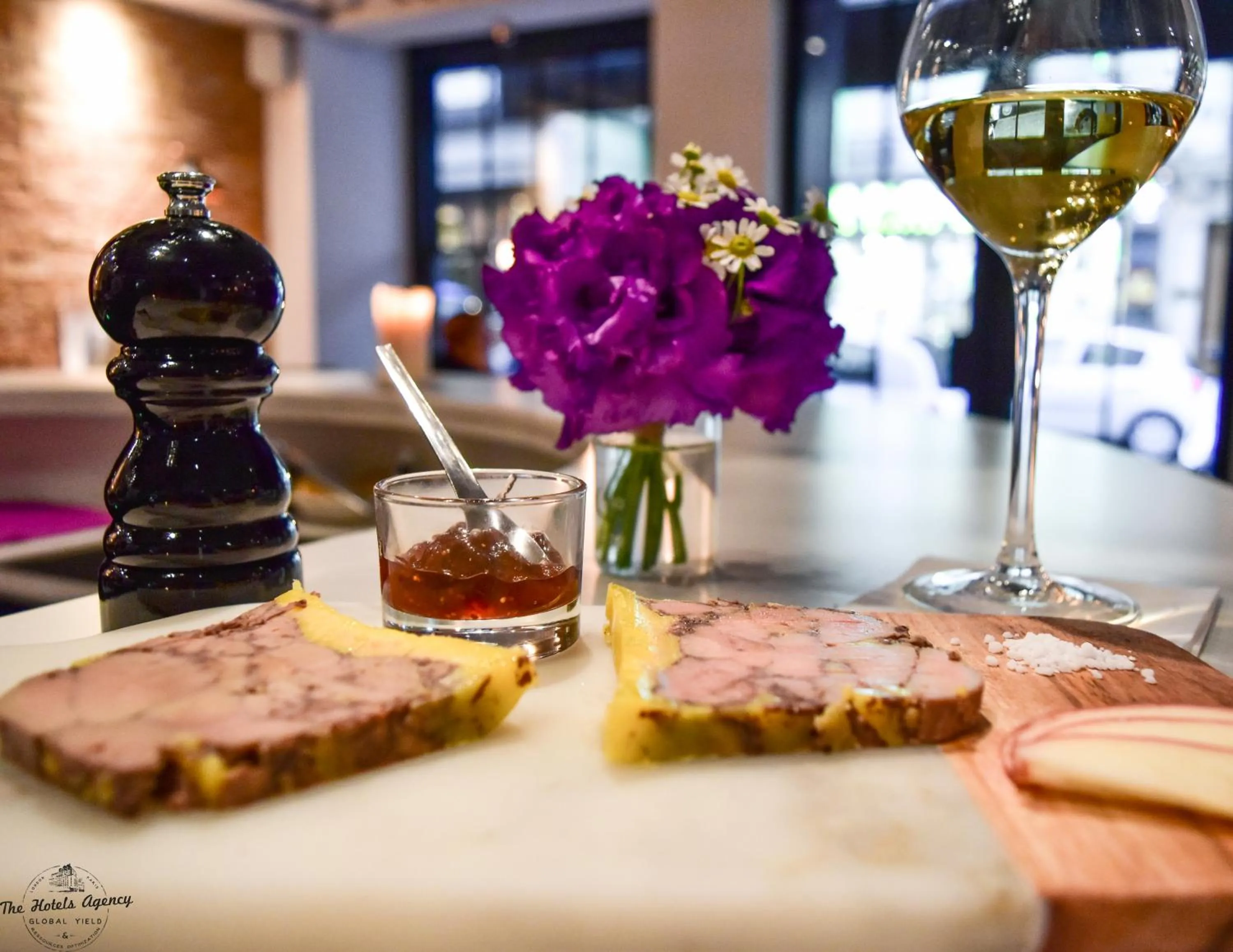 Food close-up in Hotel 29 Lepic