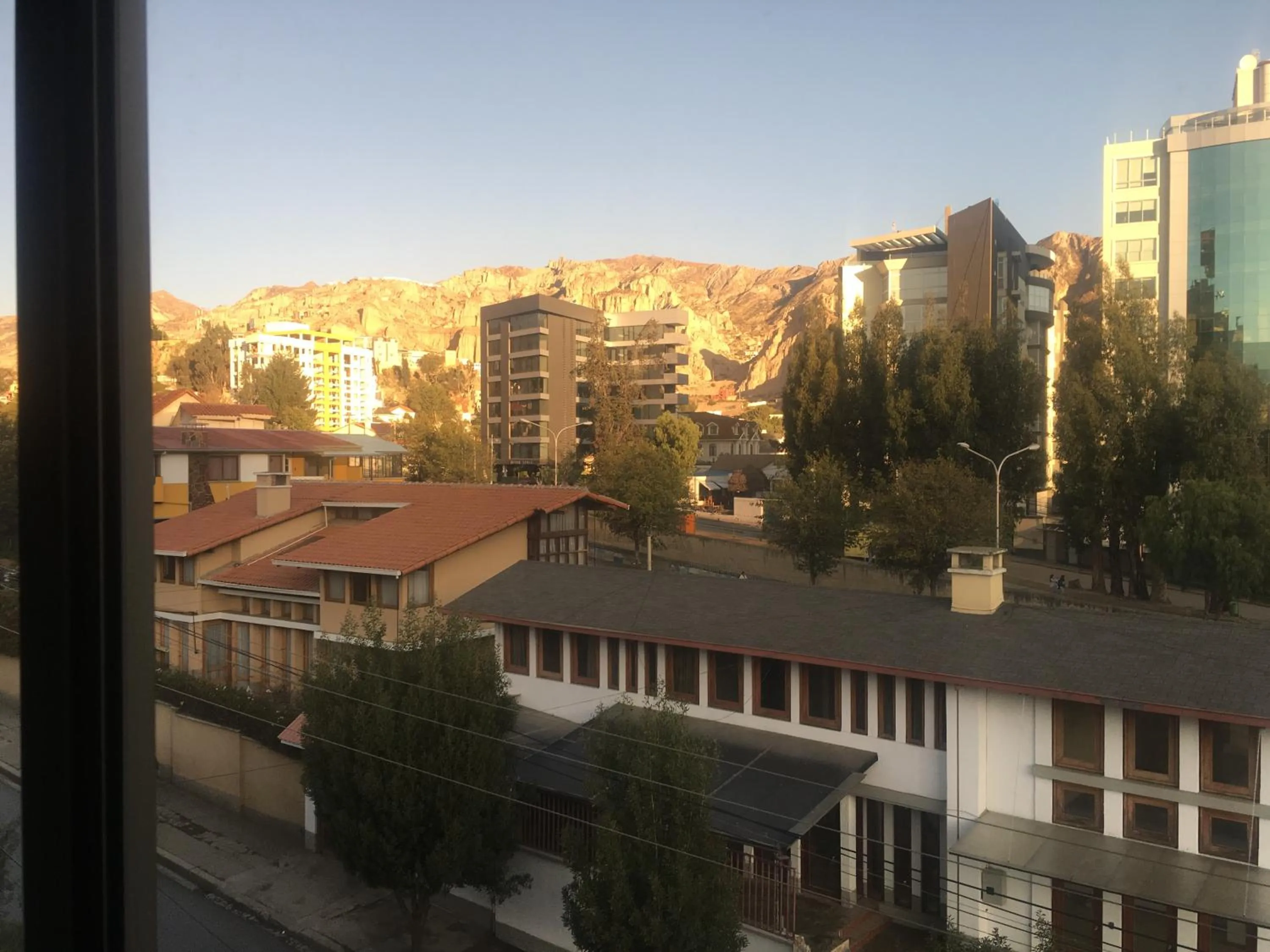 City view in Los Sauces Apart Hotel