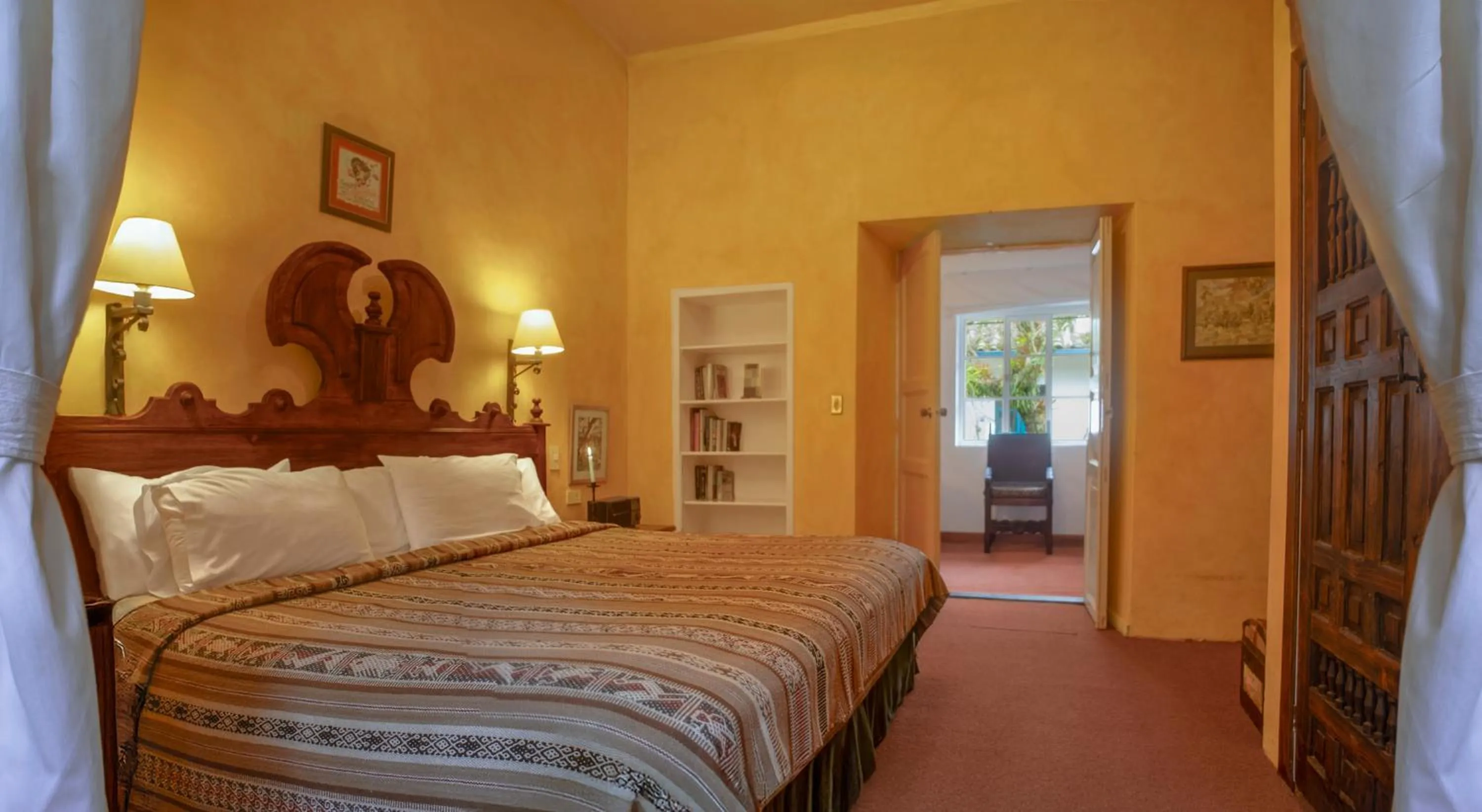 Bed in Hacienda Cusin