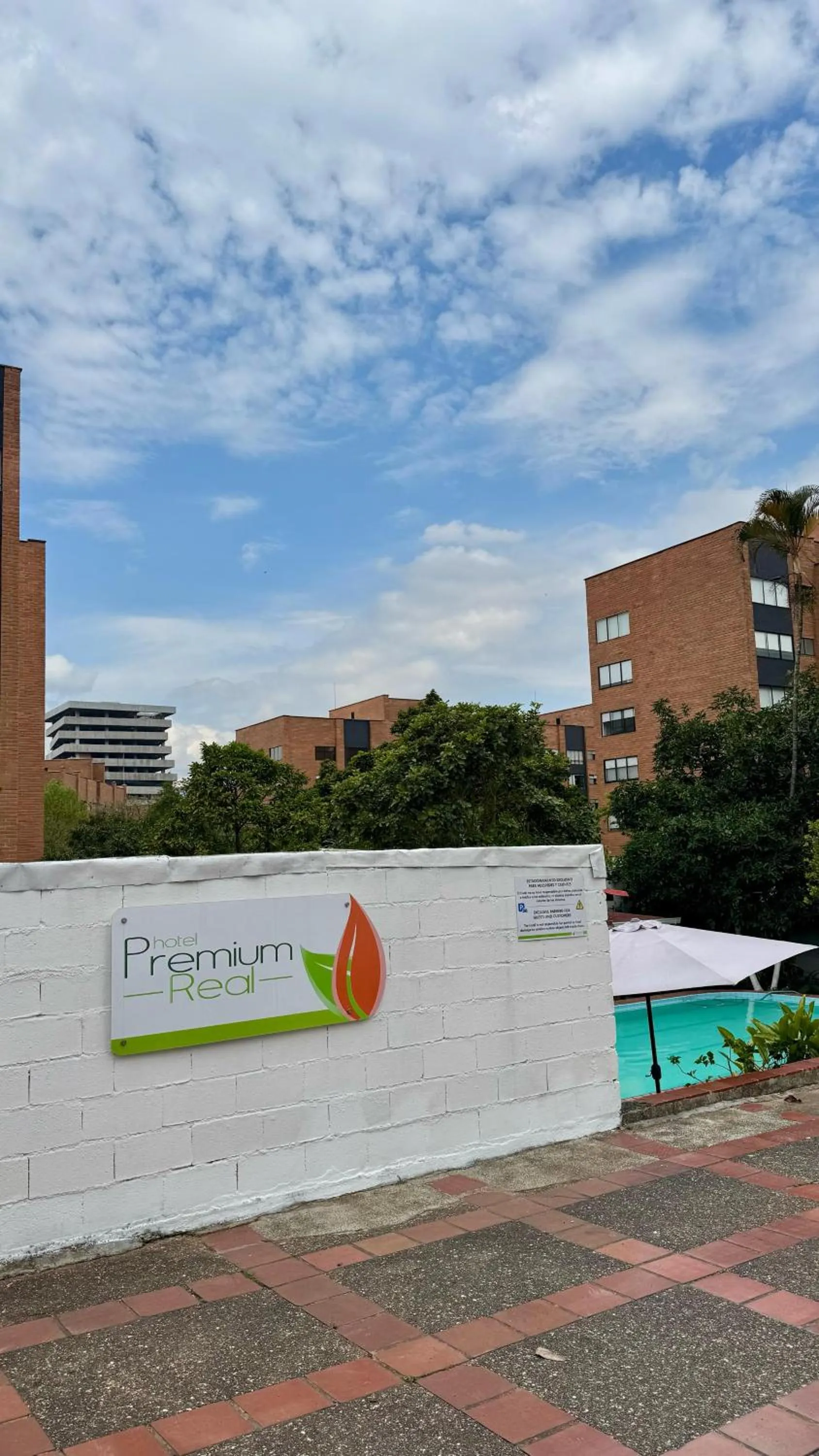 Pool view in Hotel Premium Real