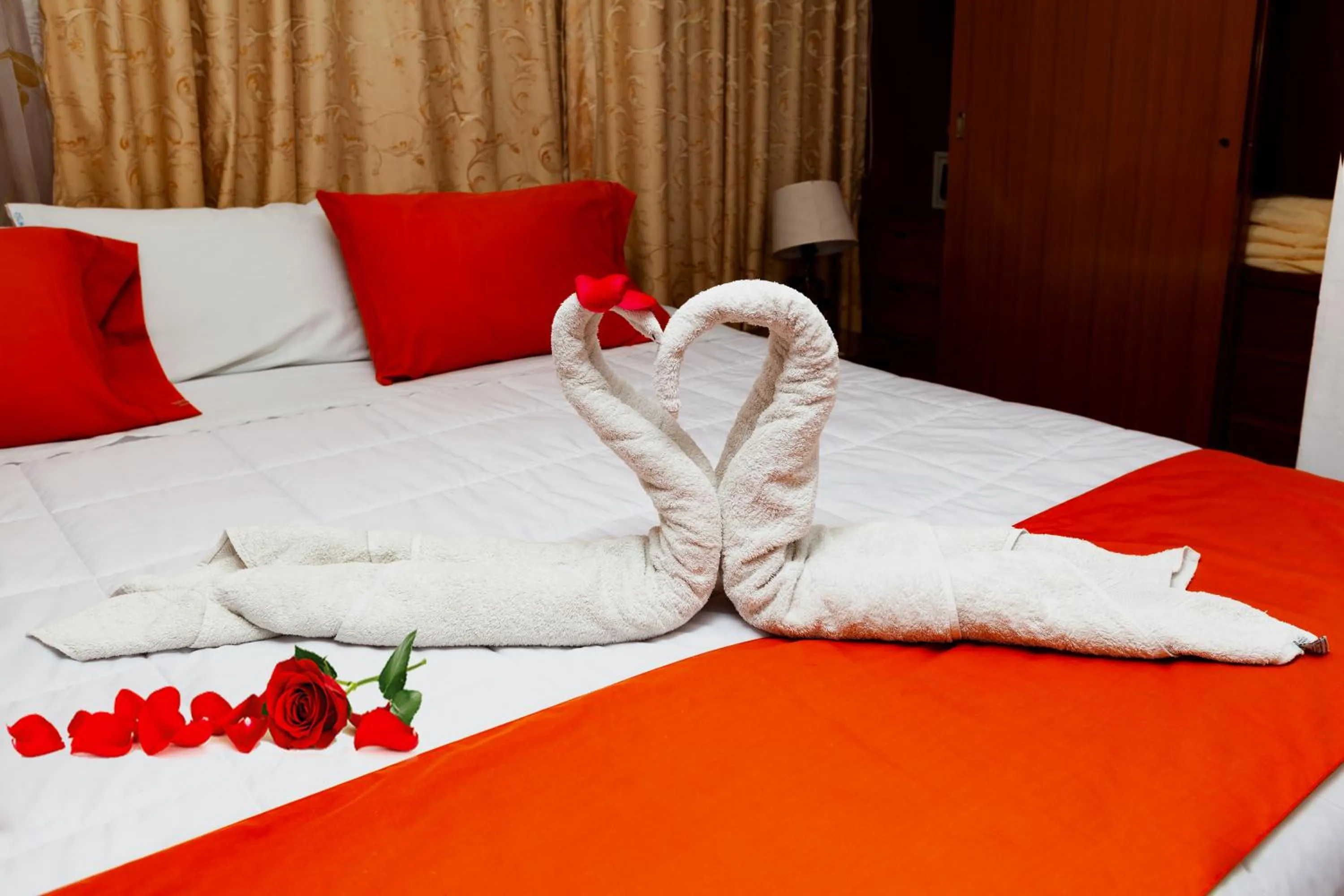 Bed in Hotel Sol del Oriente Cusco