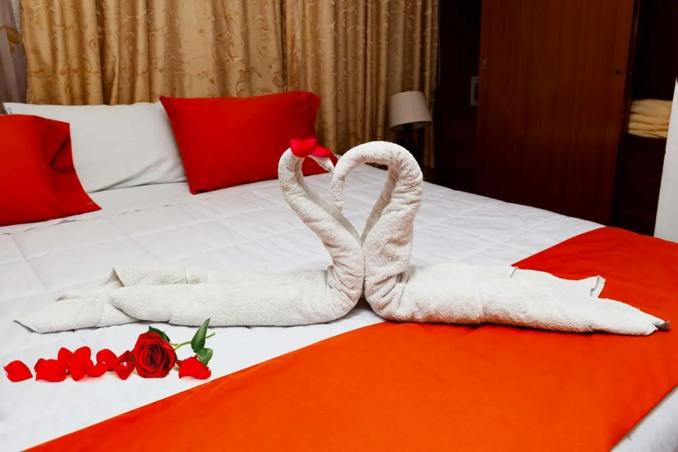 Bed in Hotel Sol del Oriente Cusco