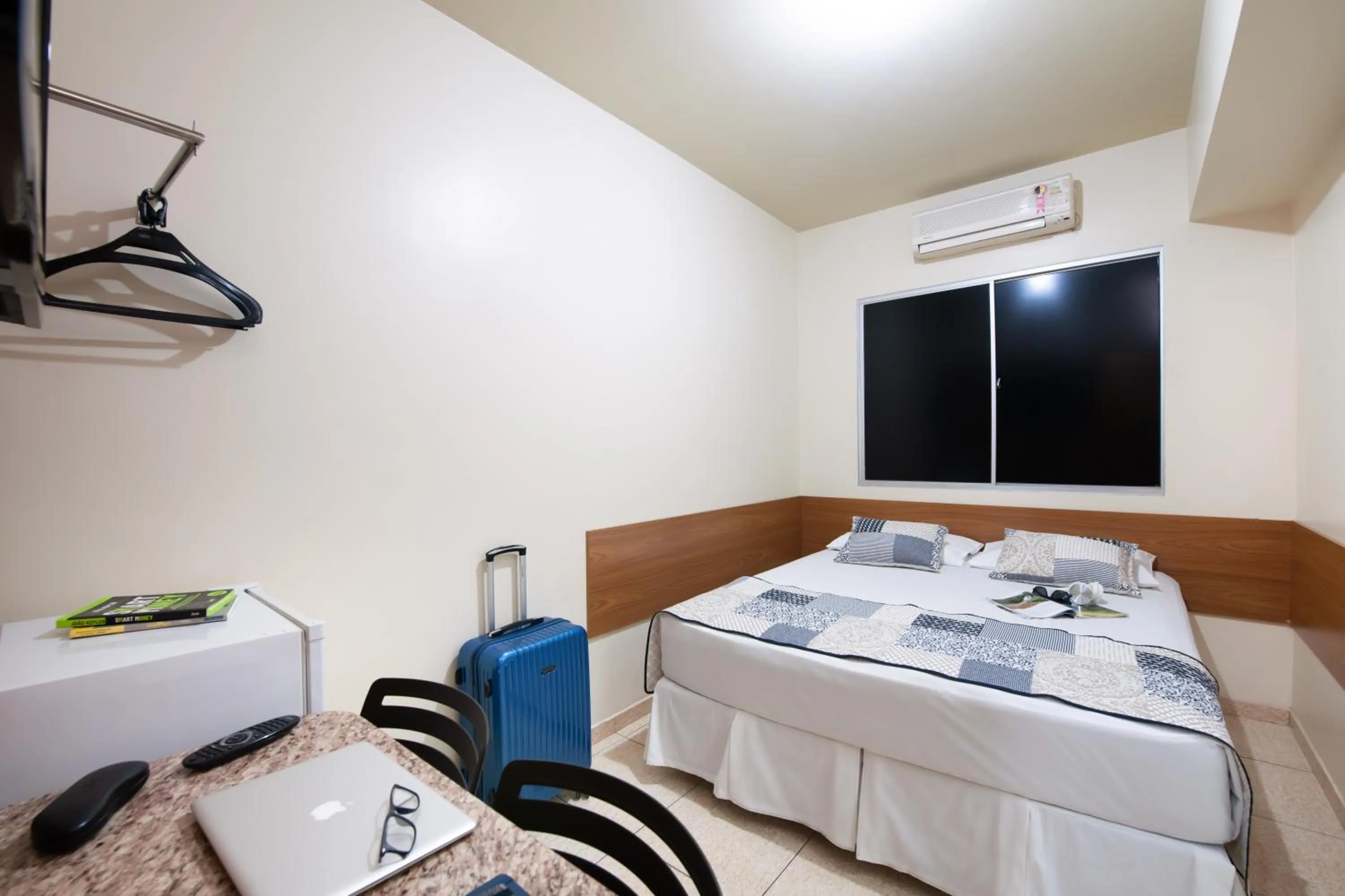 Bed in Hotel Pouso Alegre