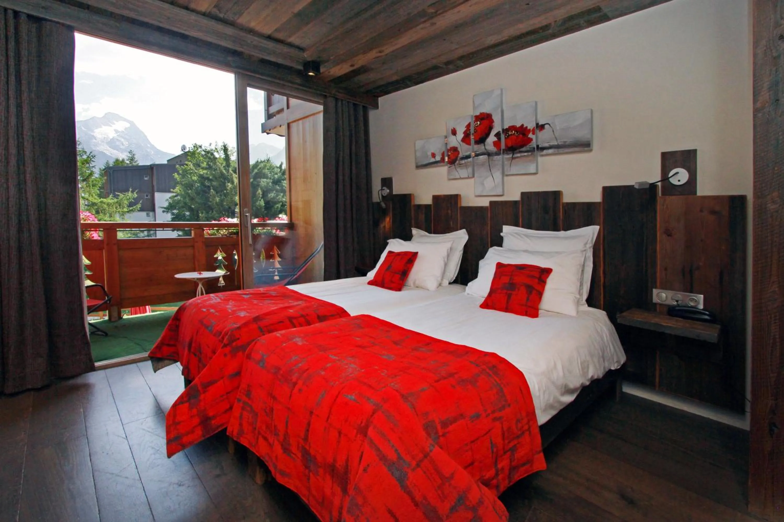 Bed in Hotel Cote Brune