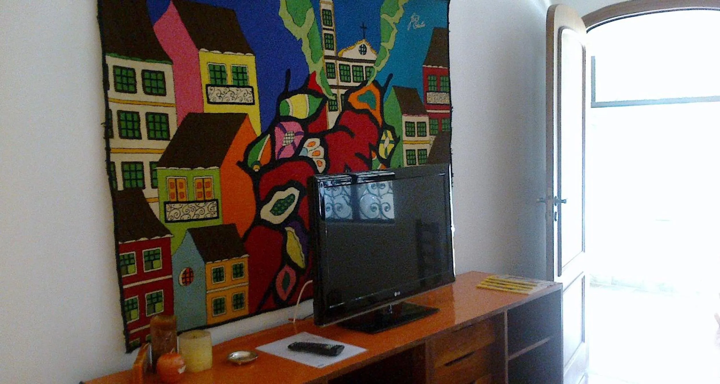 Living room in Pousada Sitio Araribá