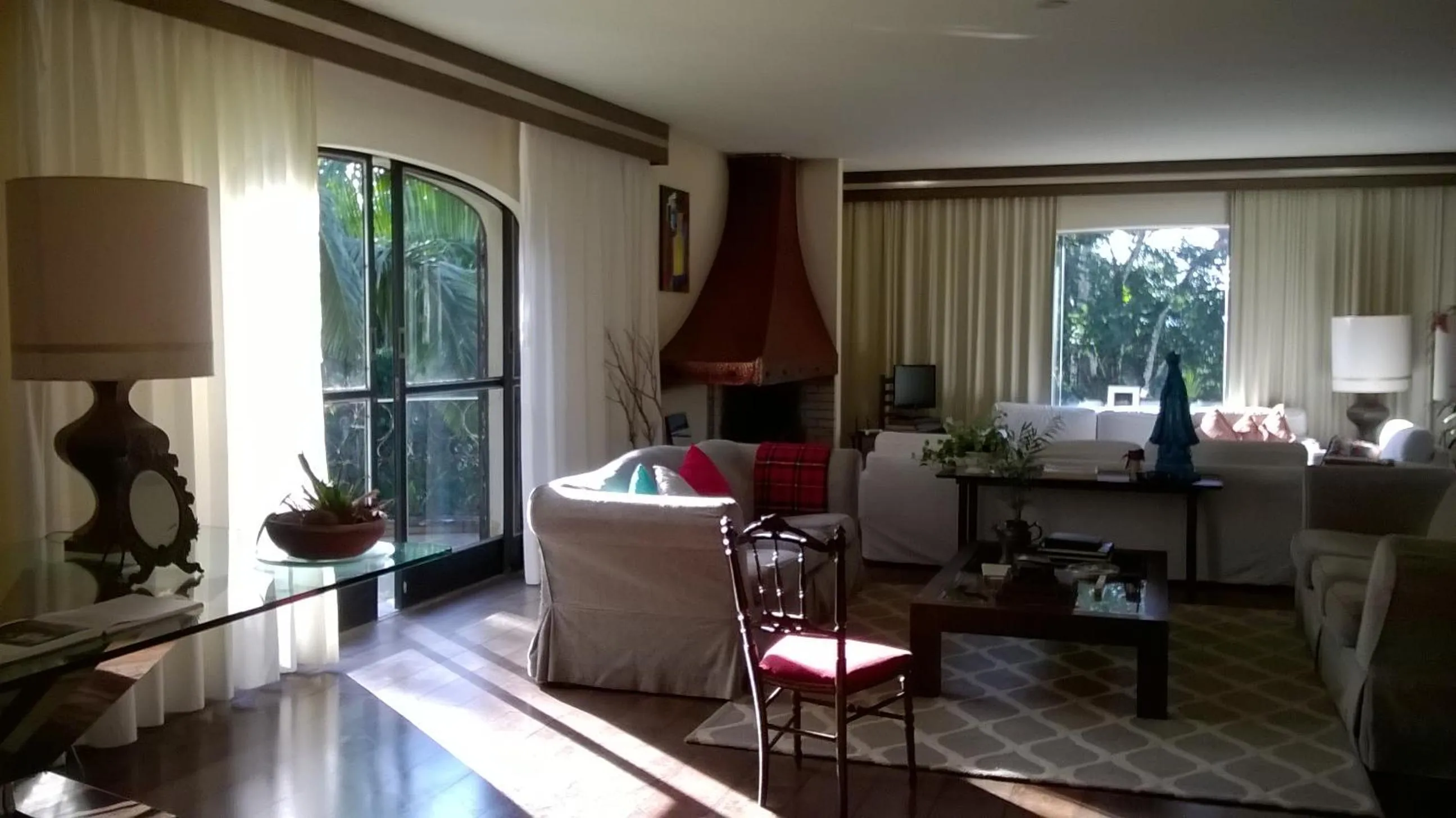 Living room in Pousada Sitio Araribá