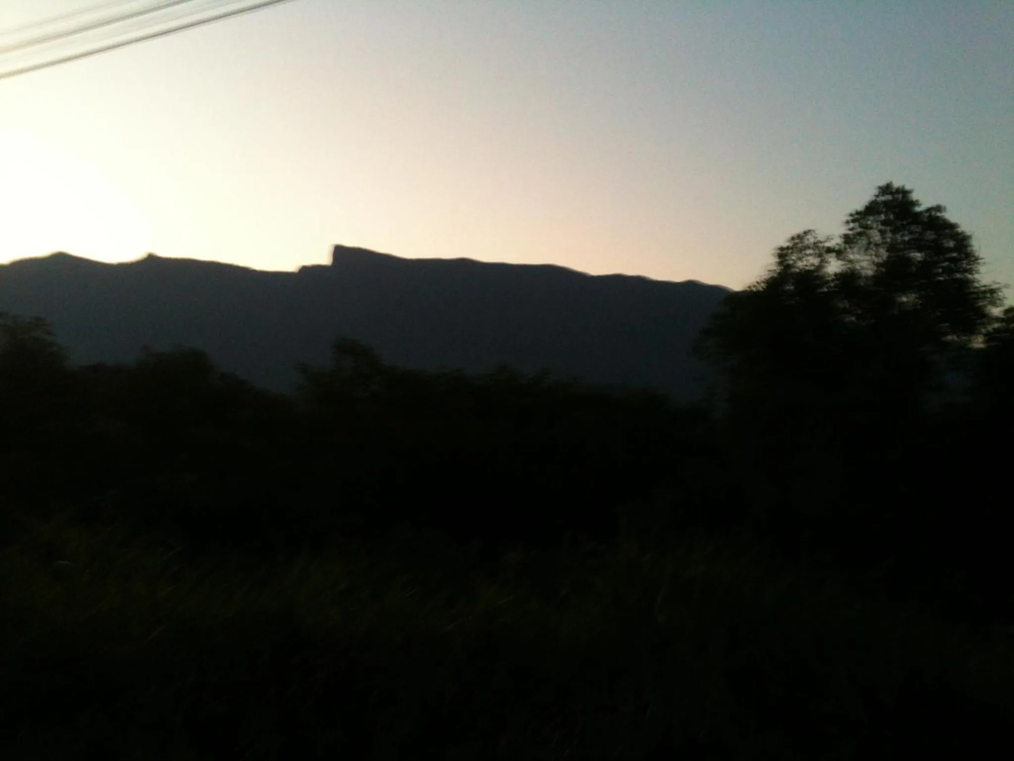 Sunset in Pousada Sitio Araribá