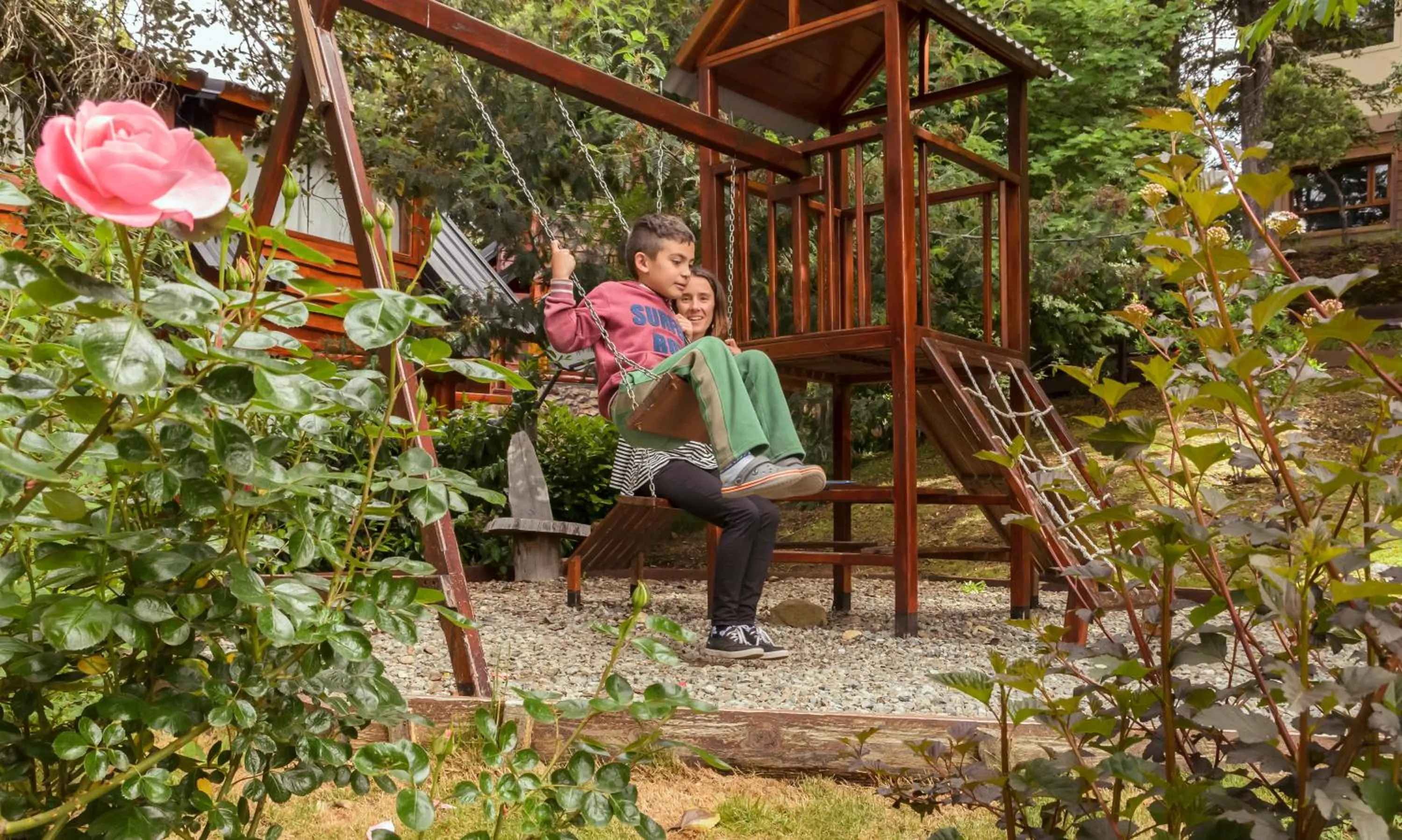 Children play ground in Boutique Hotel & Spa Bosque del Nahuel