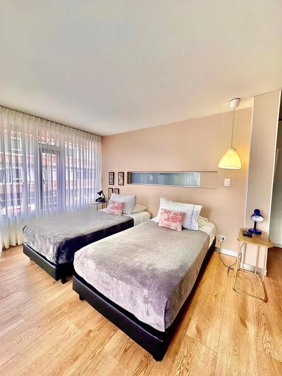 Bedroom, Bed in Hotel Living 55