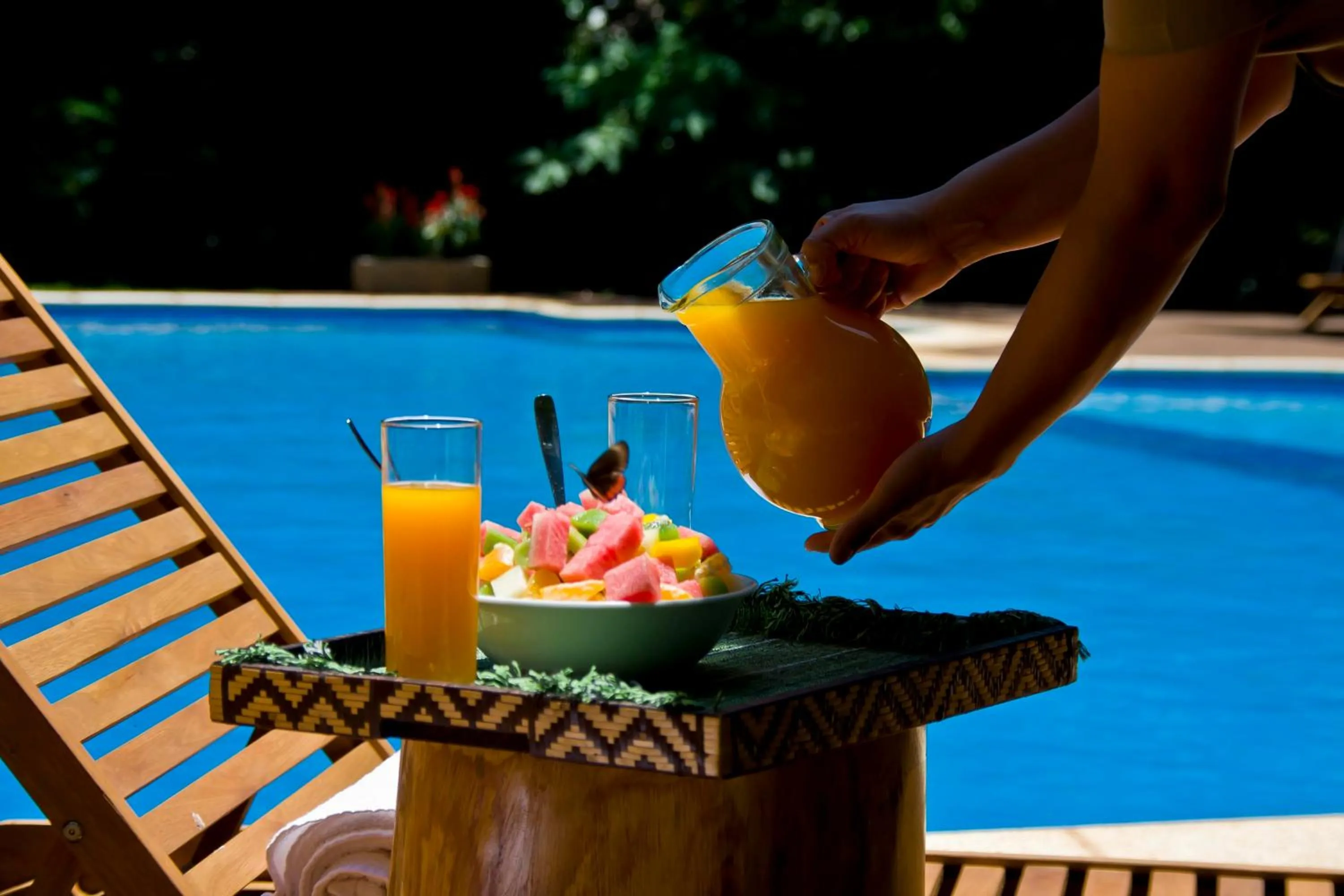 Solarium in Tierra Guaraní Lodge