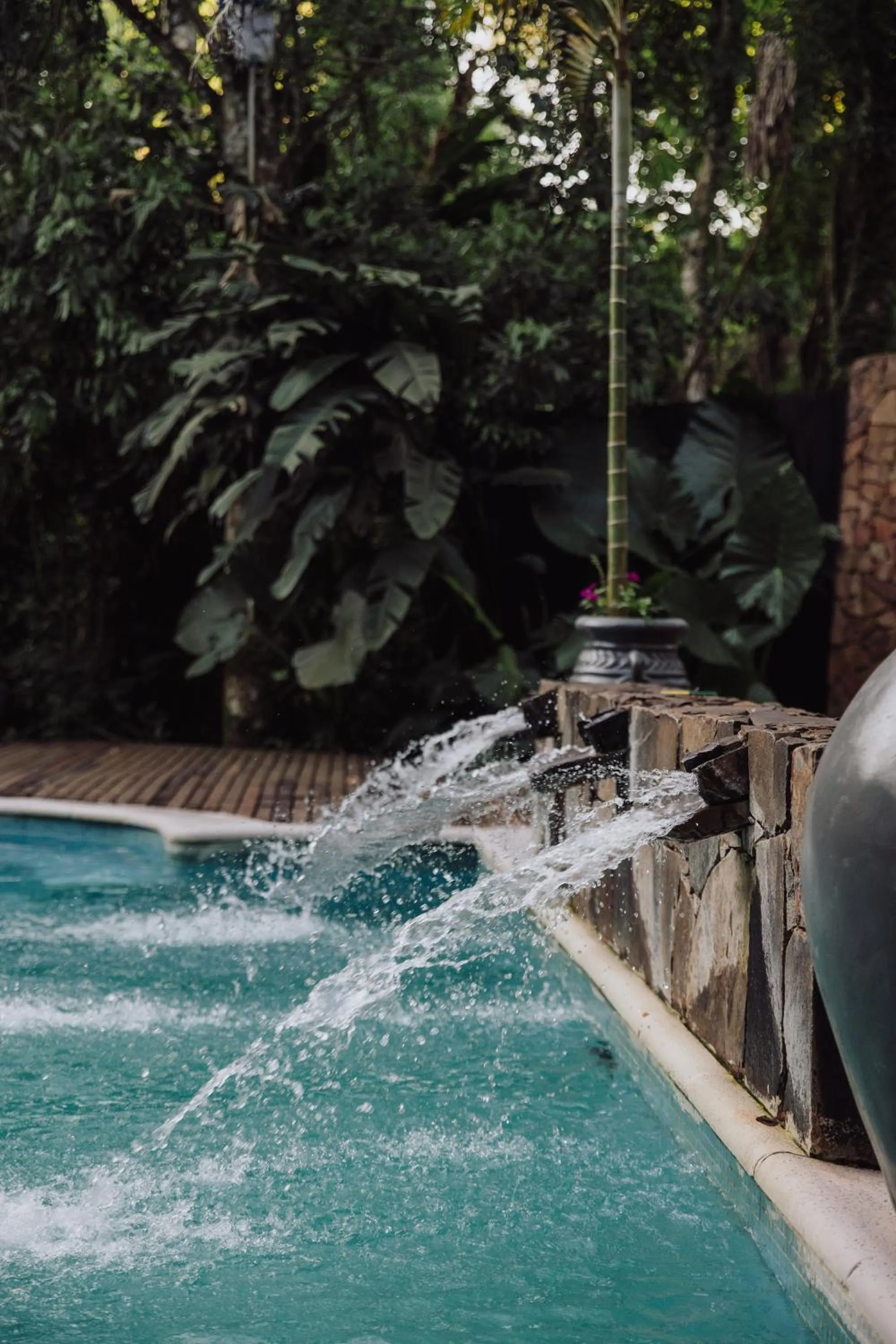 Swimming pool in Tierra Guaraní Lodge
