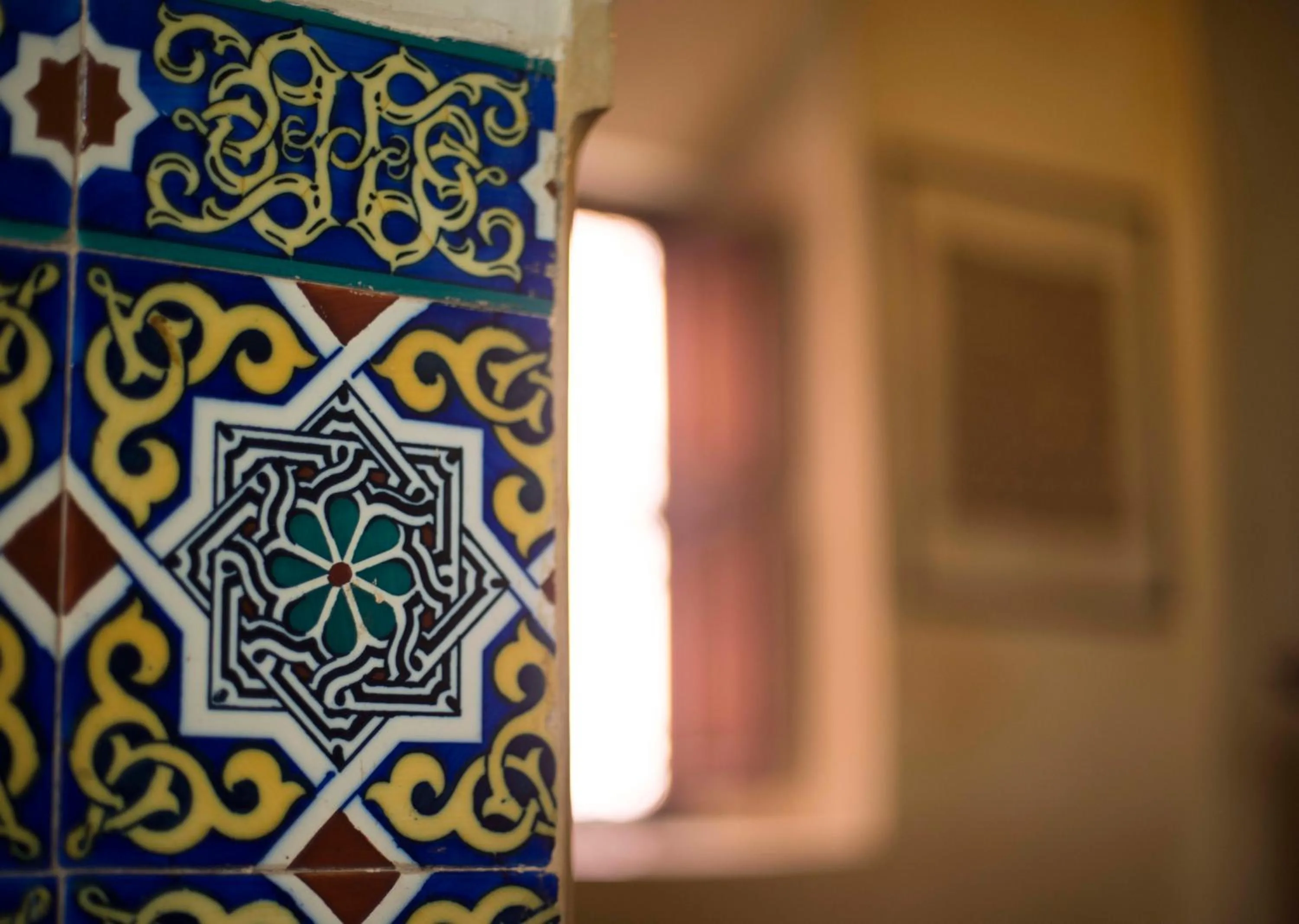 Living room in Riad Bamileke
